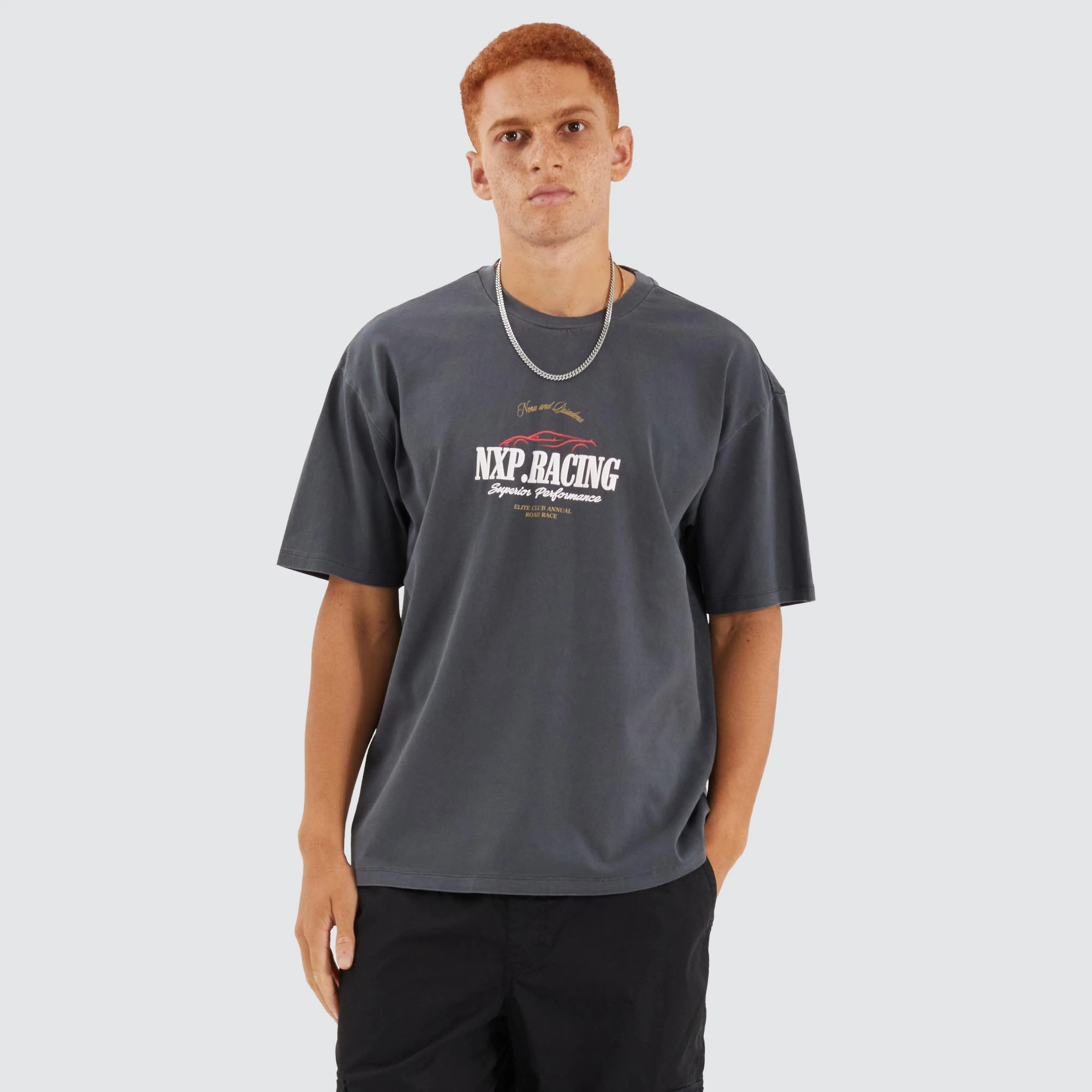 Rein Box Fit Tee Pigment Asphalt sold by Nena and Pasadena product image thumbnail 2