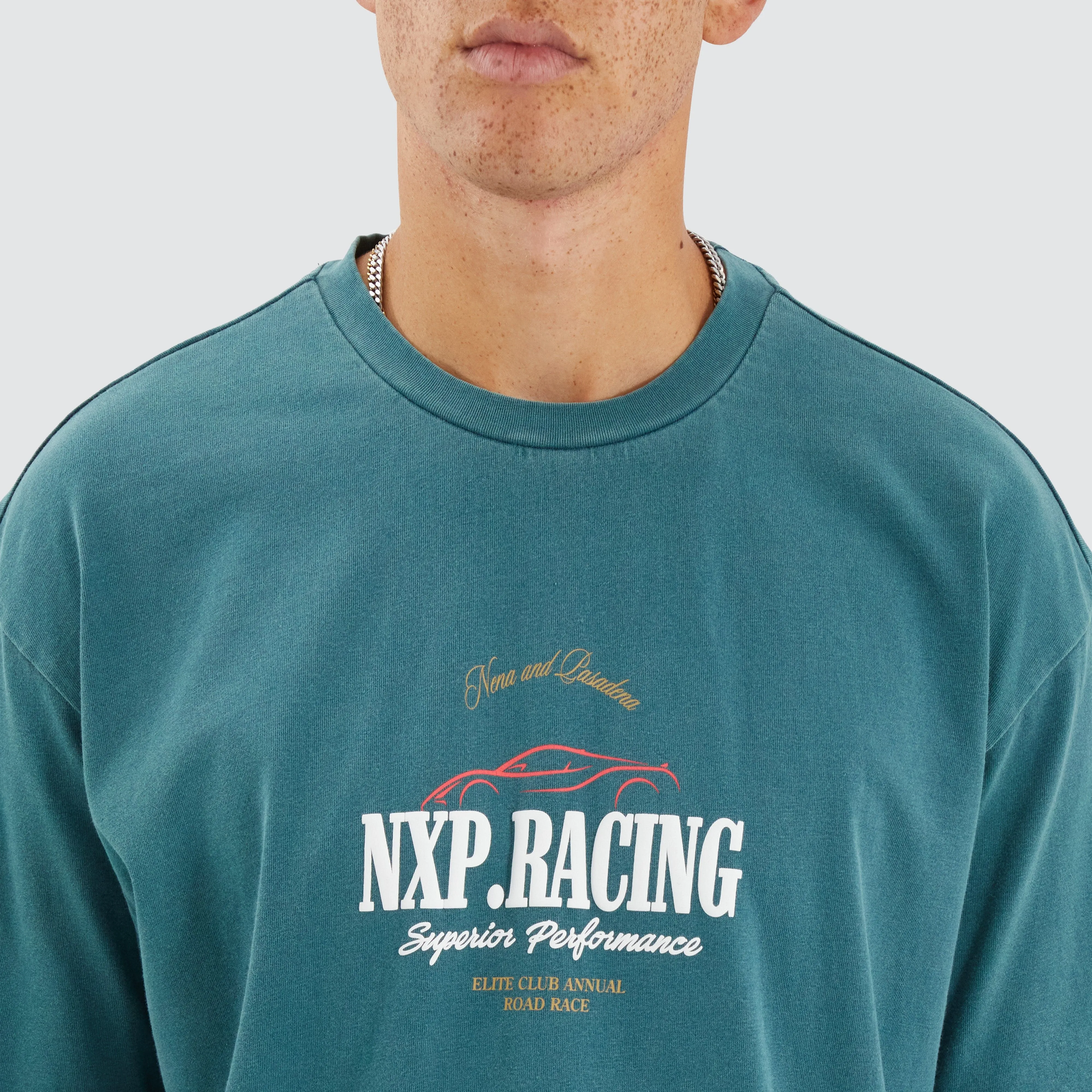 Rein Box Fit Tee Pigment Sea Moss sold by Nena and Pasadena product image thumbnail 3