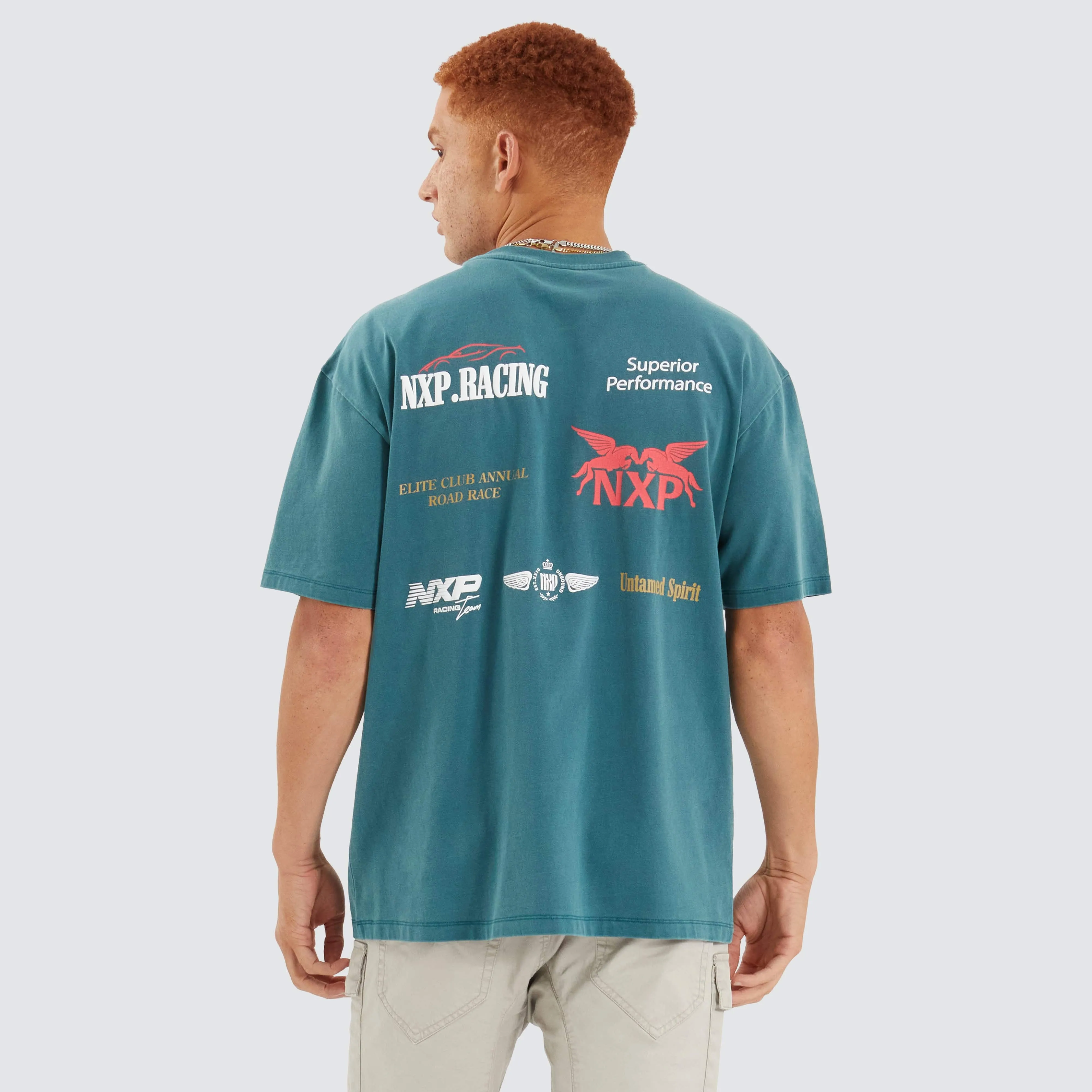 Rein Box Fit Tee Pigment Sea Moss sold by Nena and Pasadena product image thumbnail 2