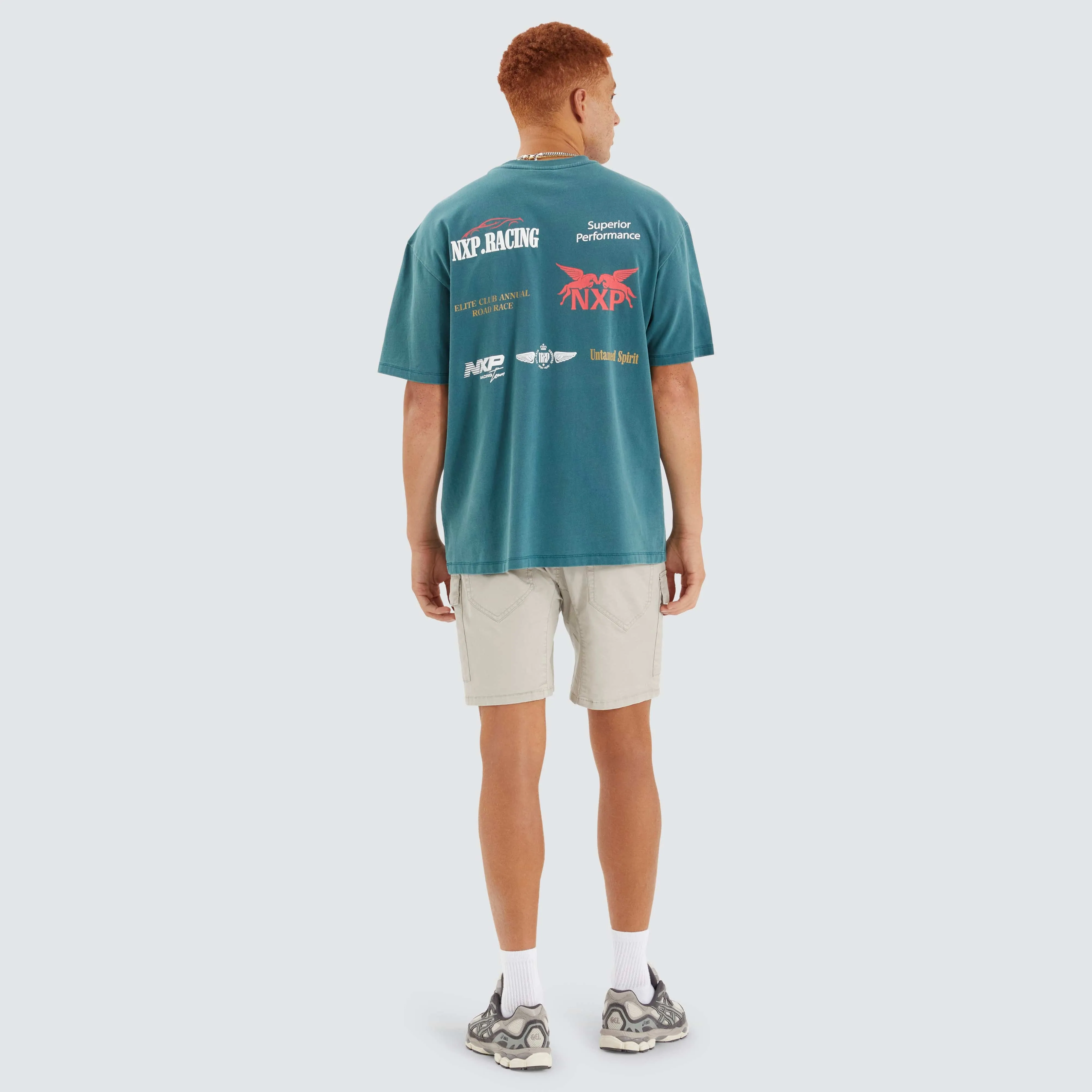 Rein Box Fit Tee Pigment Sea Moss sold by Nena and Pasadena product image thumbnail 5