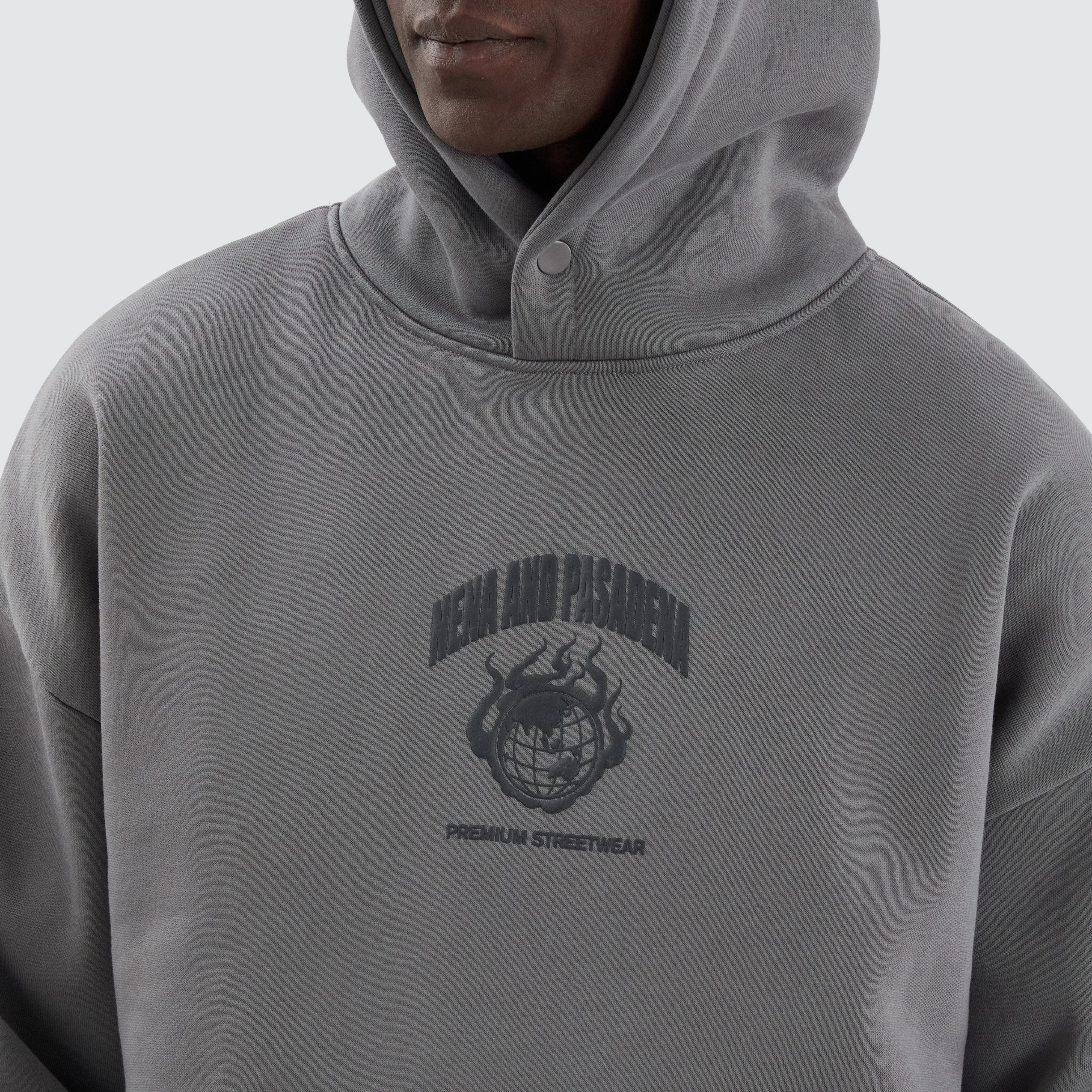 Spar Box Fit Hoodie Charcoal sold by Nena and Pasadena product image thumbnail 3