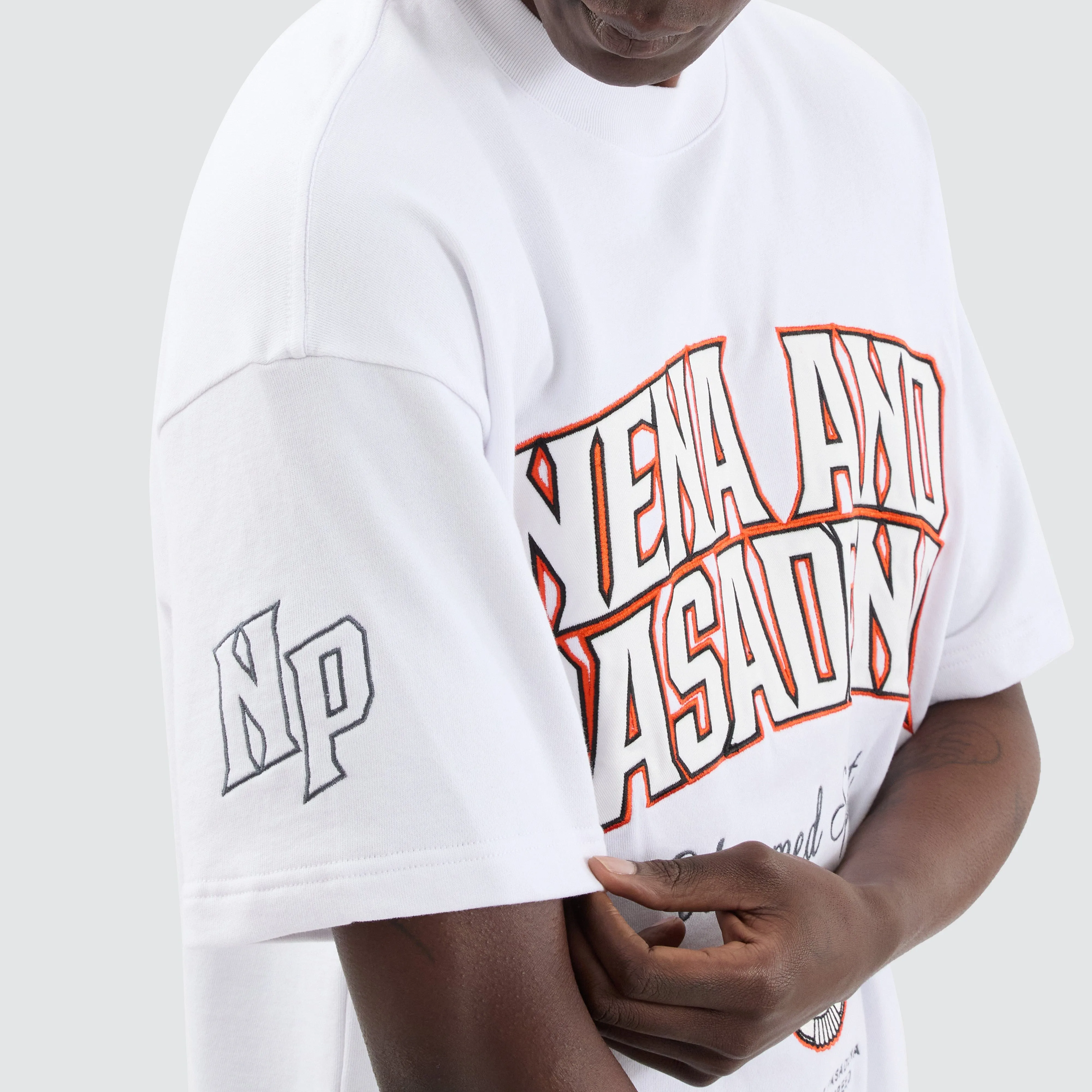 Wings Loopback Raptor Tee Optical White sold by Nena and Pasadena product image thumbnail 2