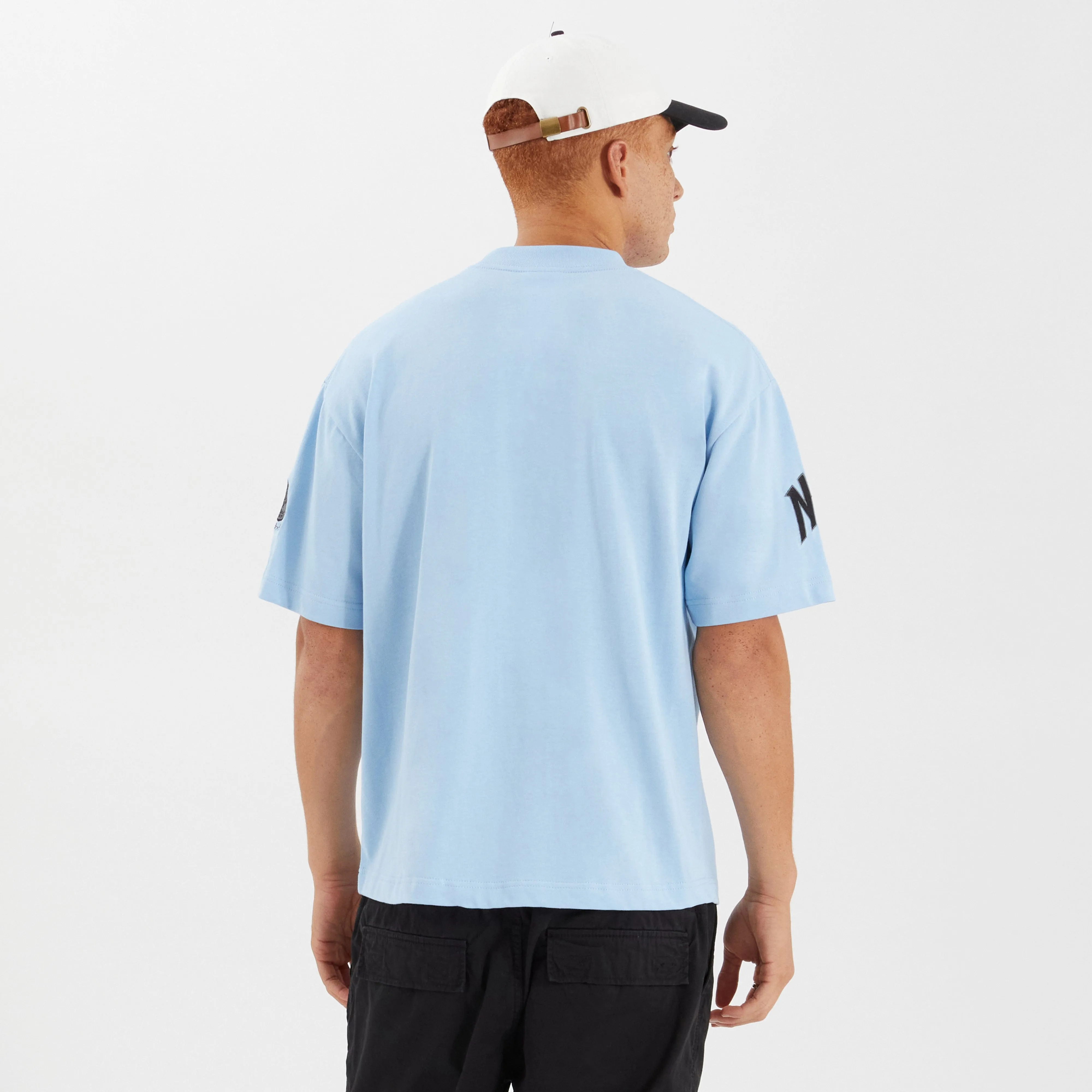 Members Loopback Street Tee Placid Blue sold by Nena and Pasadena product image thumbnail 3