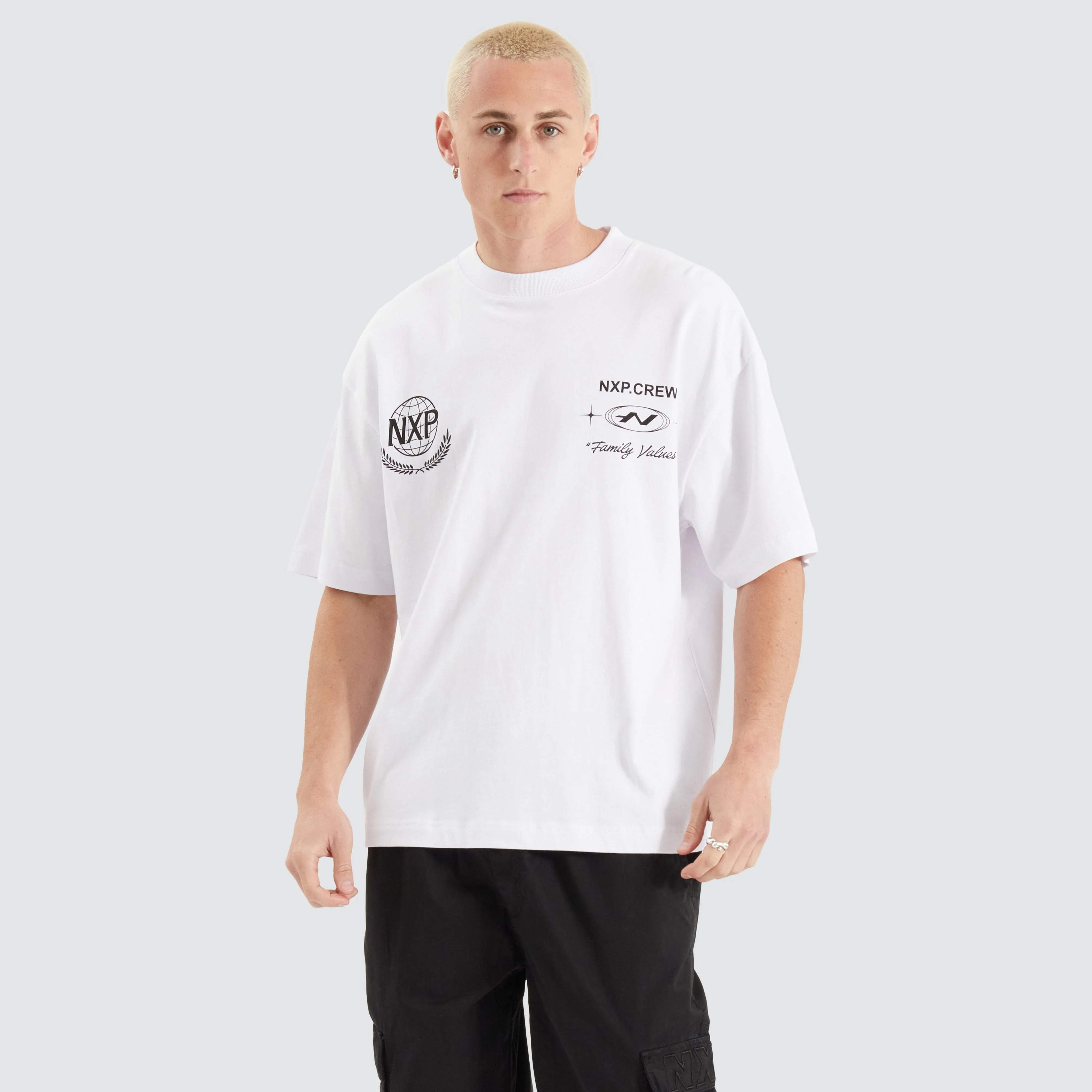 Mode Heavy Street Tee Optical White sold by Nena and Pasadena product image thumbnail 2