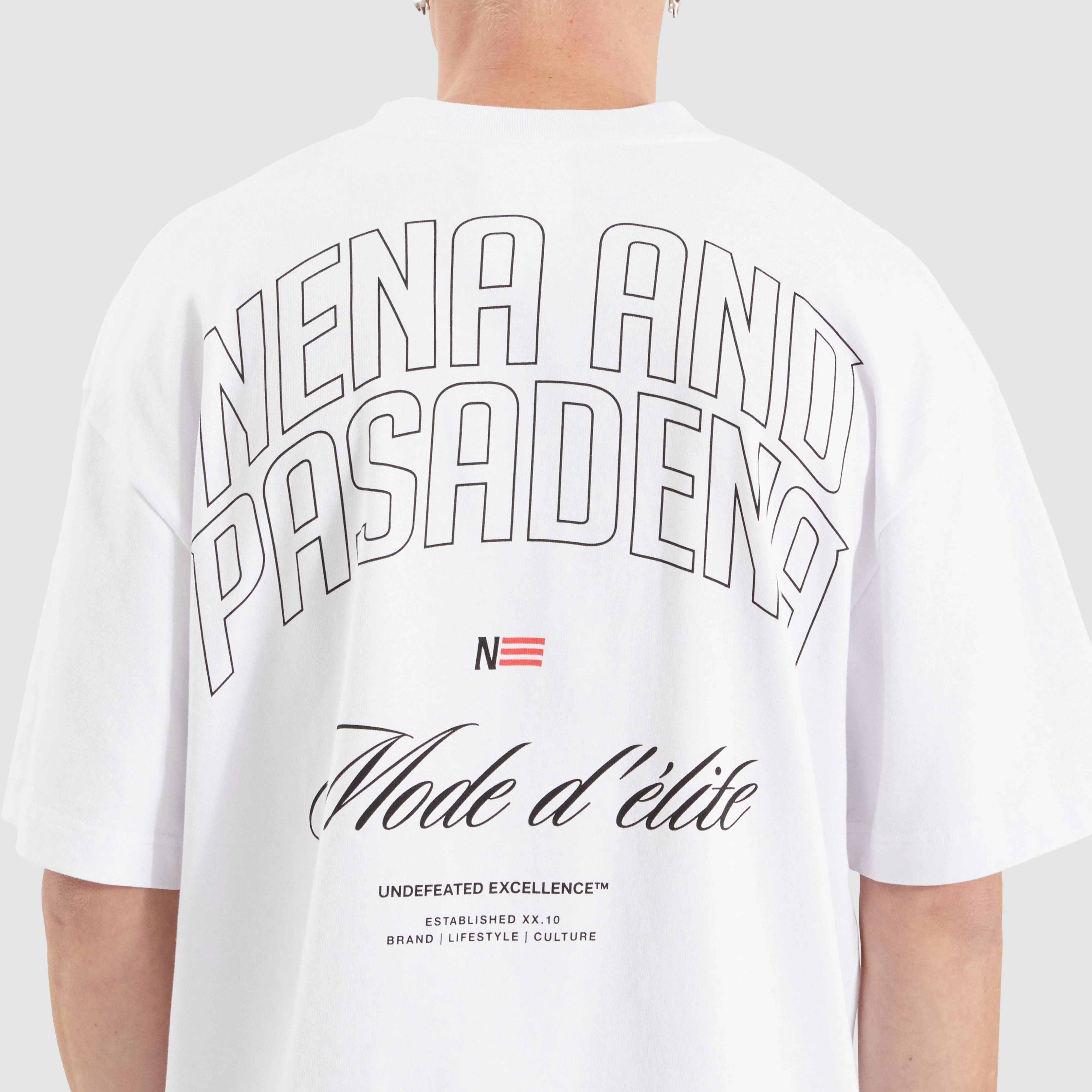Mode Heavy Street Tee Optical White sold by Nena and Pasadena product image thumbnail 3