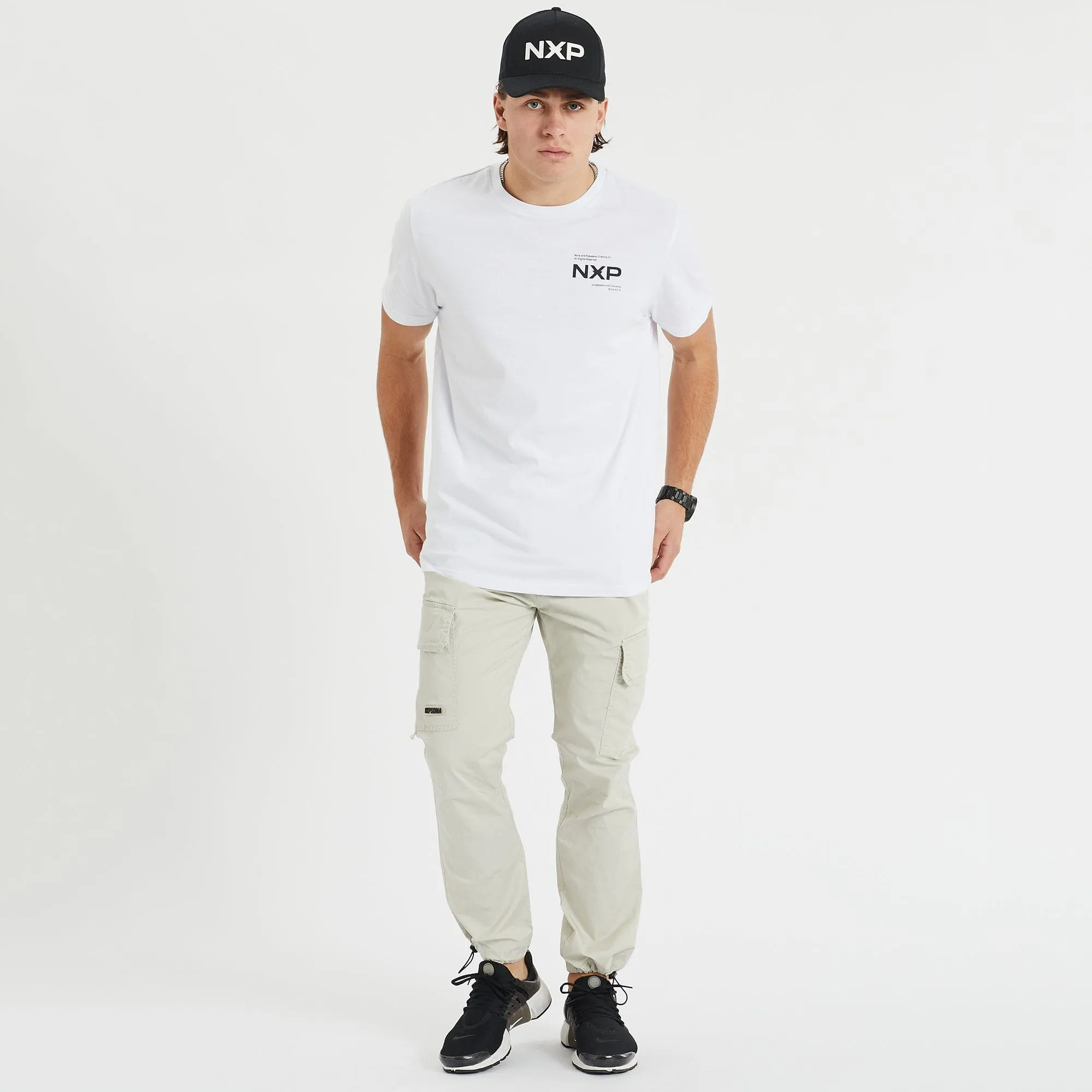 Compound Cape Back T-Shirt White sold by Nena and Pasadena product image thumbnail 3