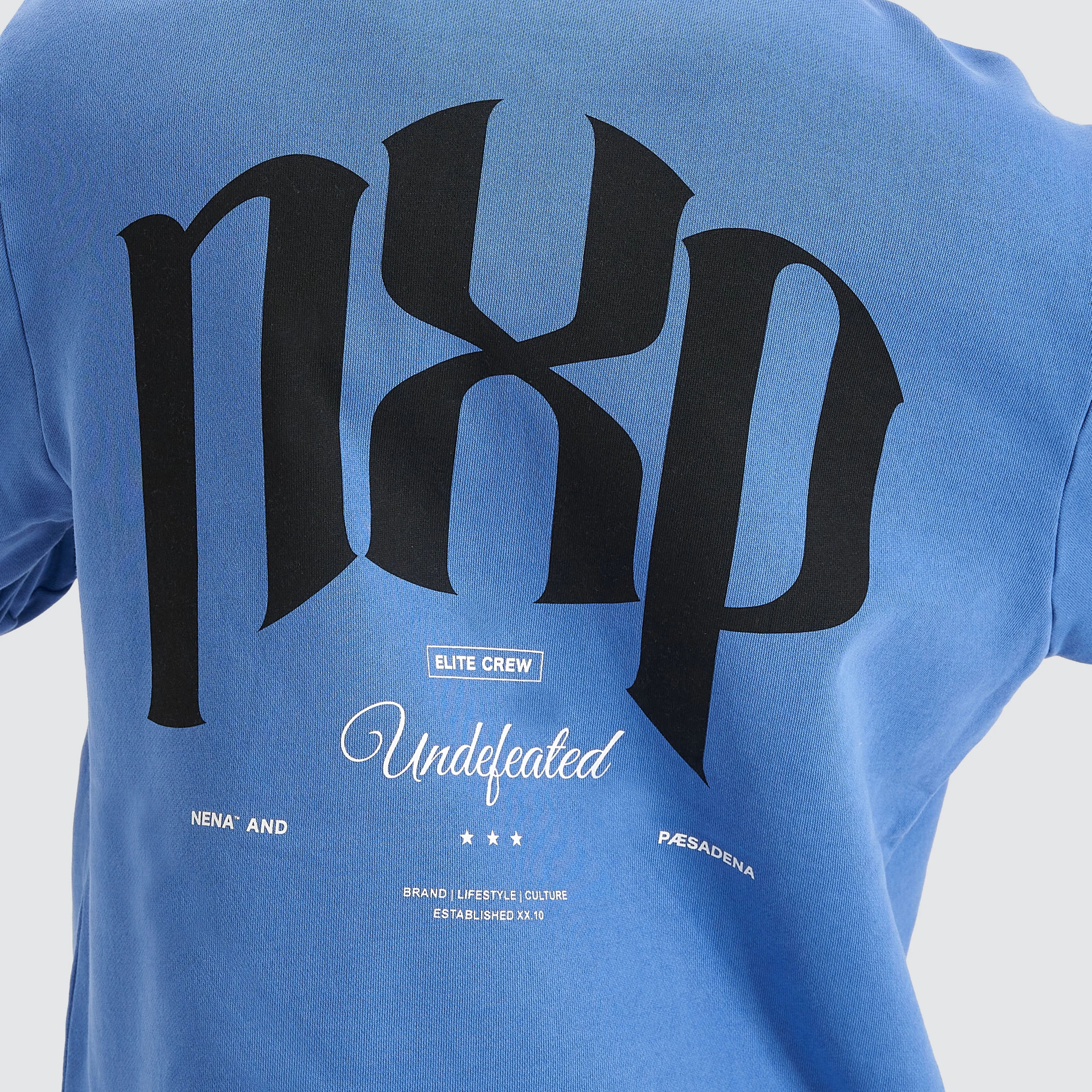 Rubble Dual Curved Hoodie Pigment Dutch Blue sold by Nena and Pasadena product image thumbnail 4