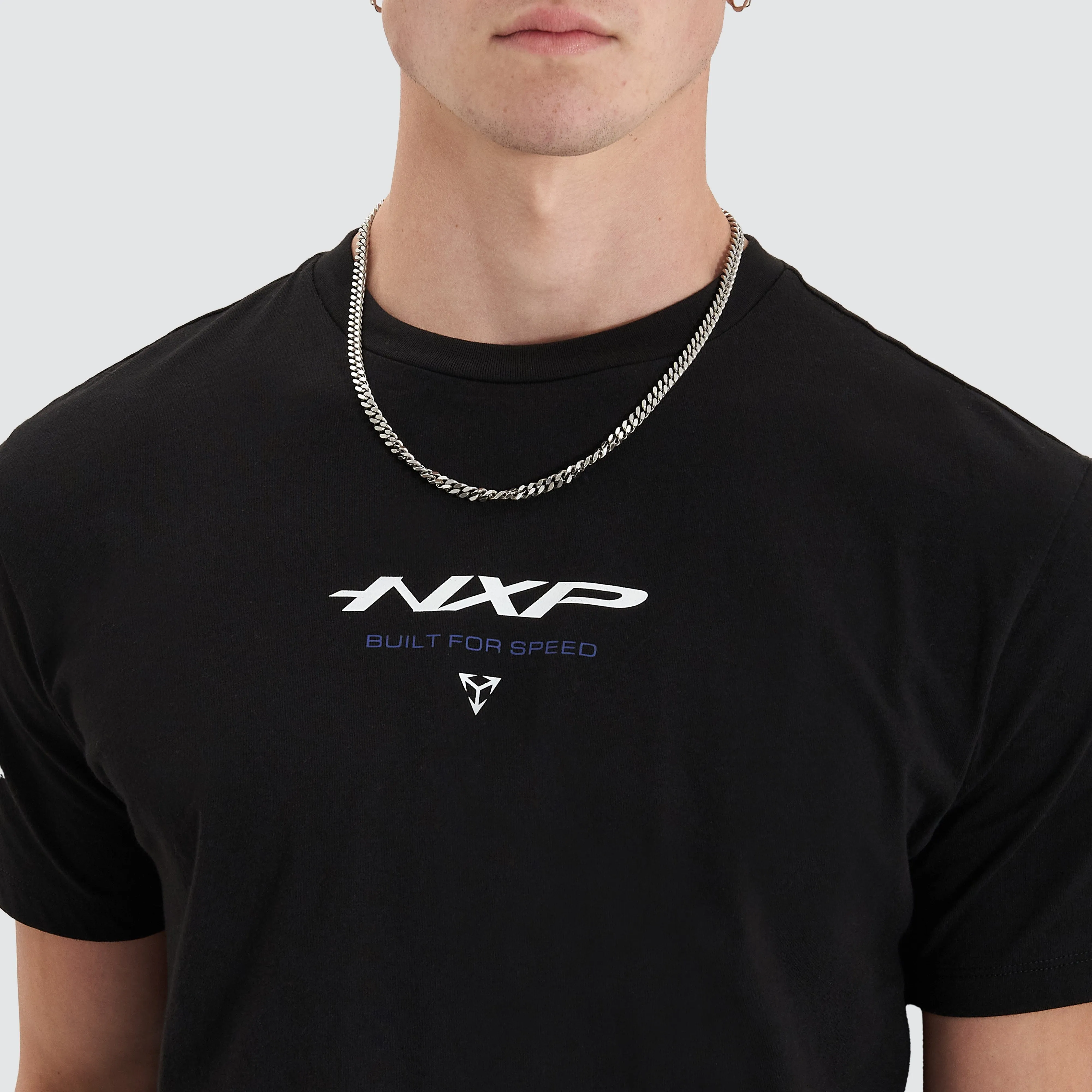 Column Dual Curved Tee Jet Black sold by Nena and Pasadena product image thumbnail 5