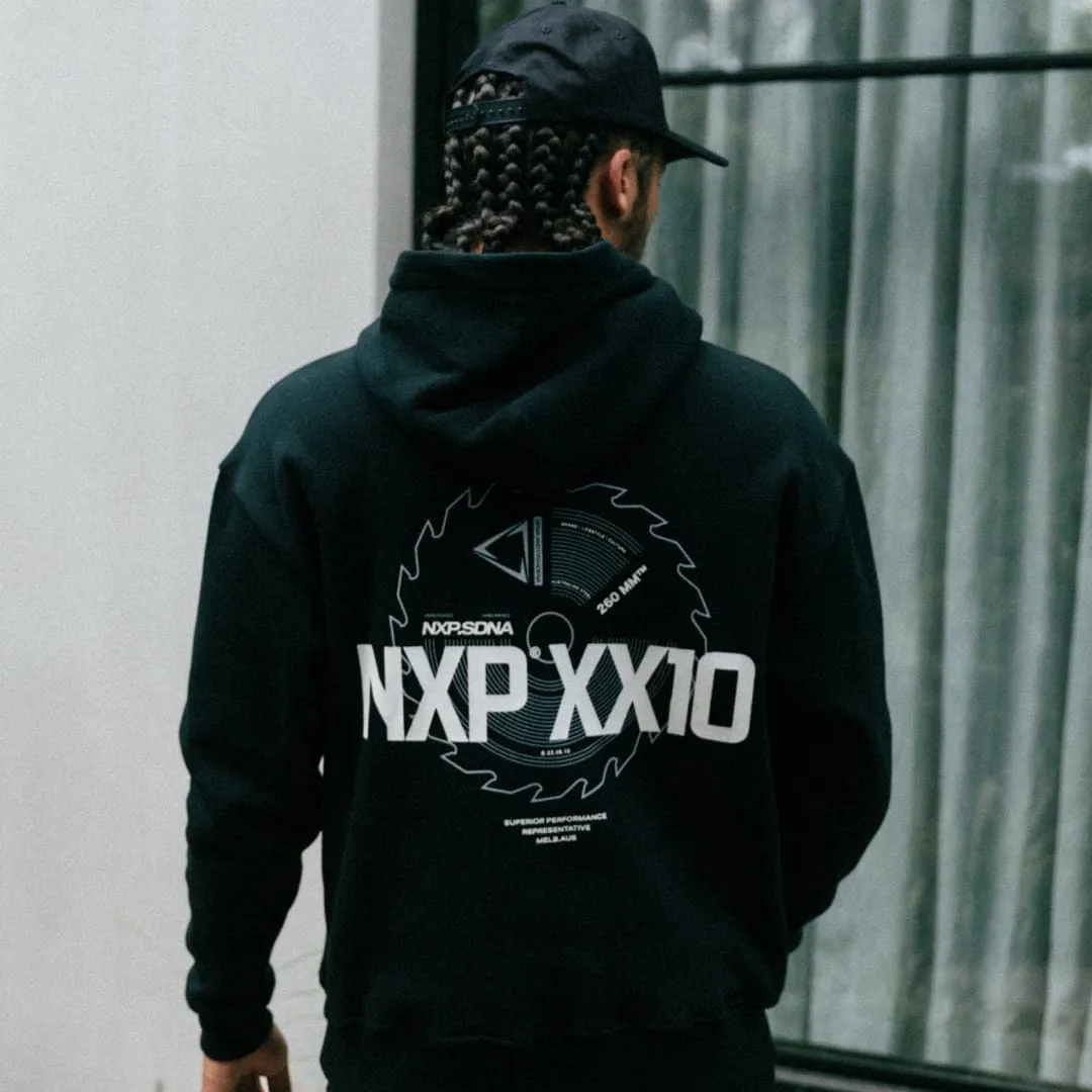 Mortar Heavy Relaxed Hoodie Jet Black sold by Nena and Pasadena product image thumbnail 2
