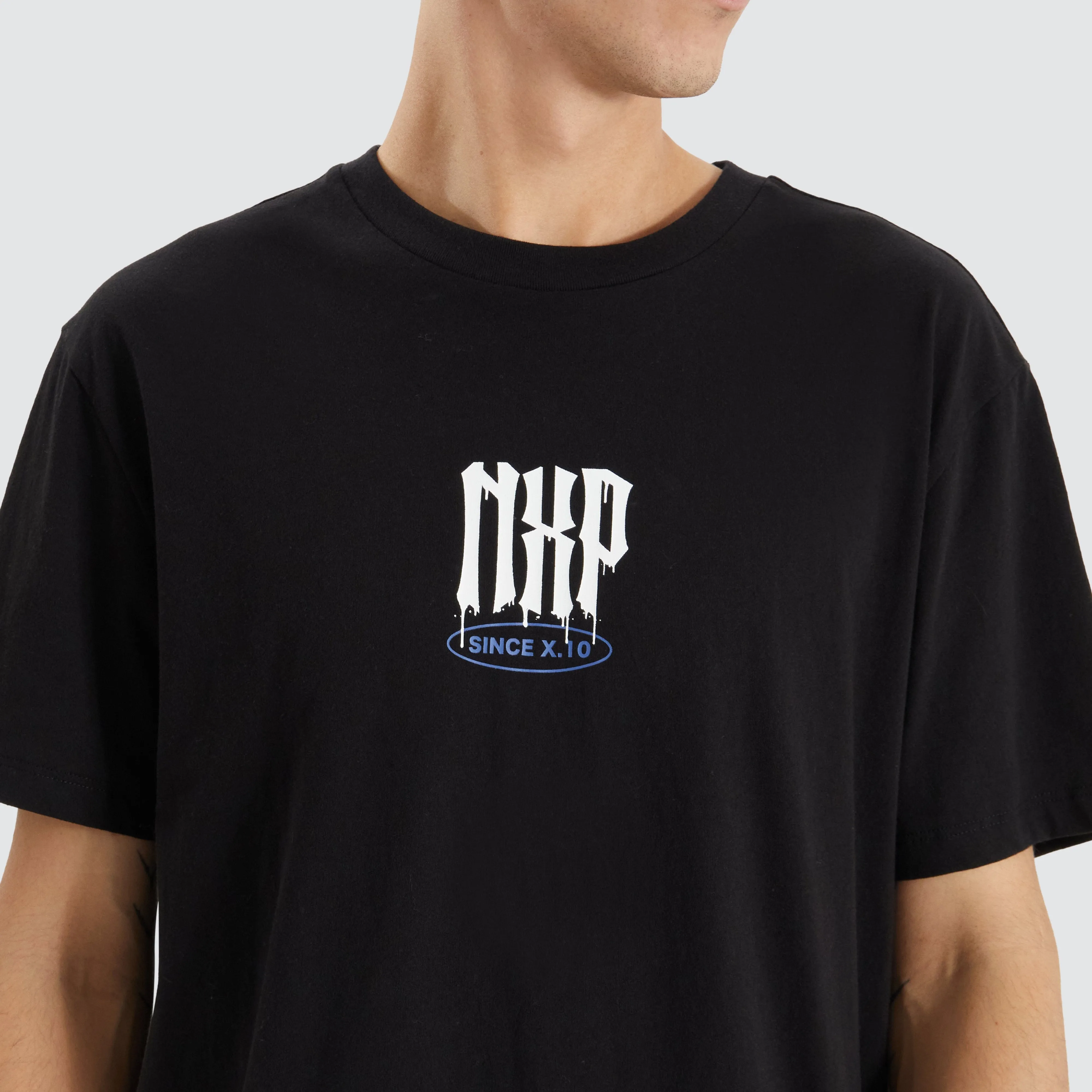 Tryley Dual Curved Tee Jet Black sold by Nena and Pasadena product image thumbnail 2