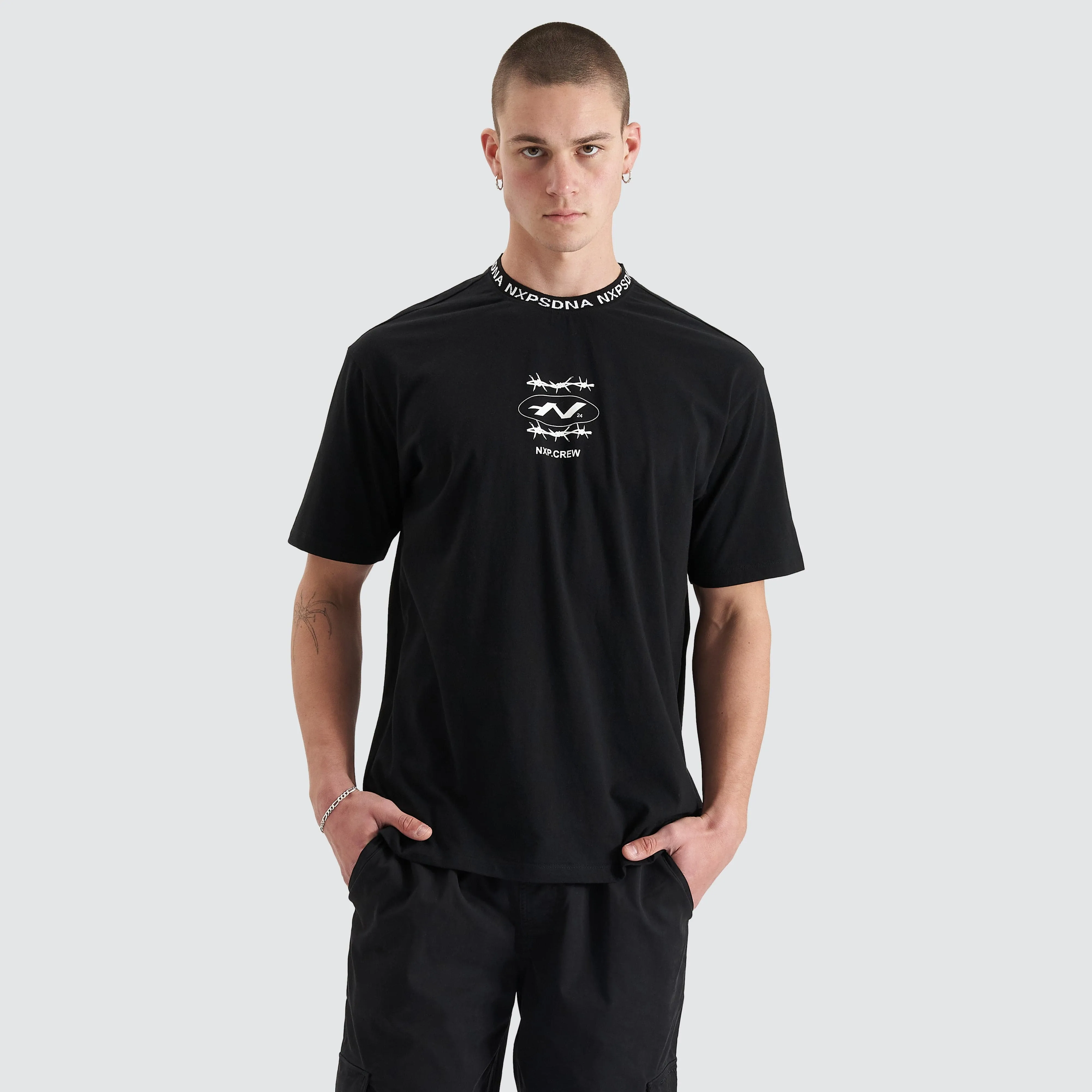Ionic Heavy Box Fit Tee Jet Black sold by Nena and Pasadena