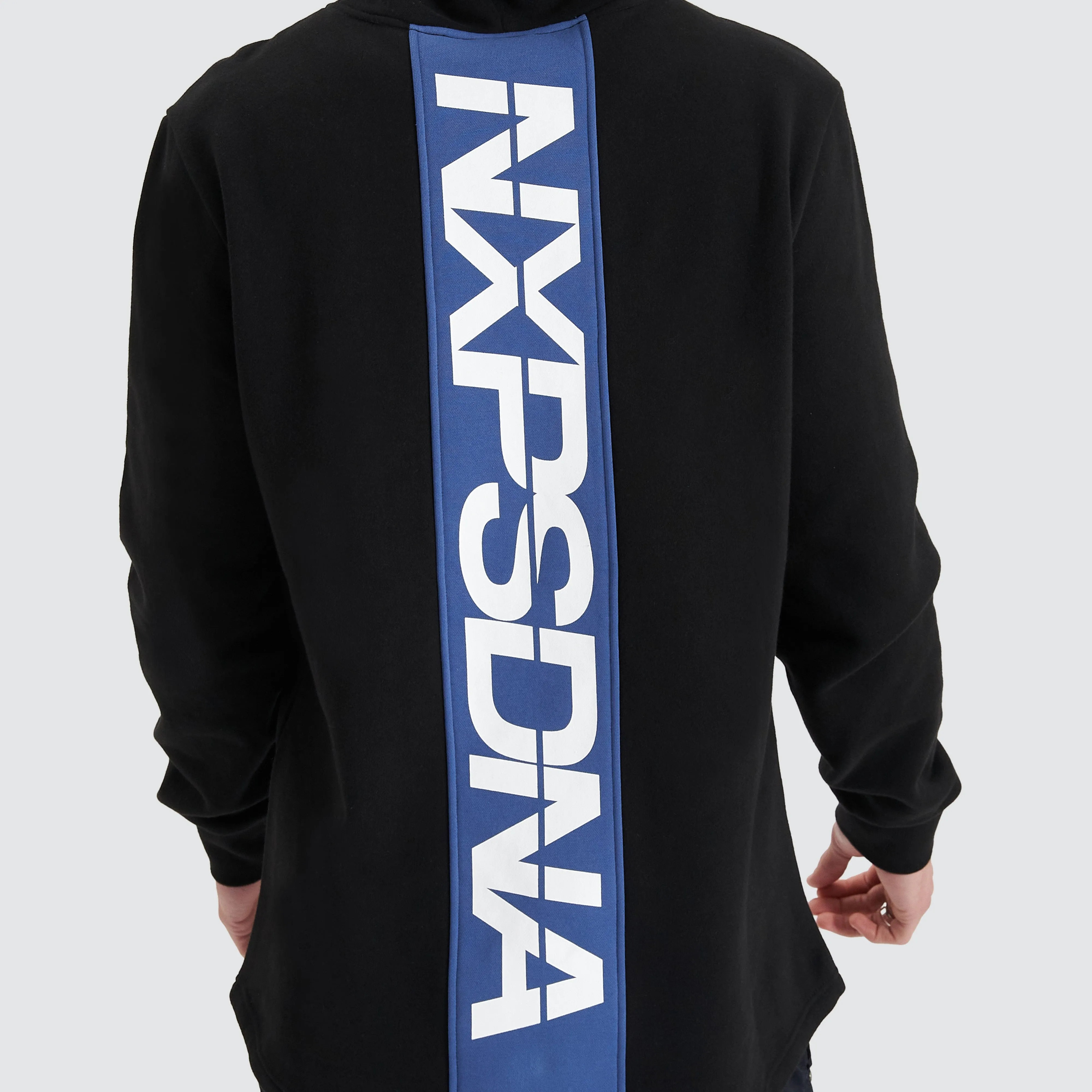 Anchorage Dual Curved Hoodie Jet Black sold by Nena and Pasadena product image thumbnail 4