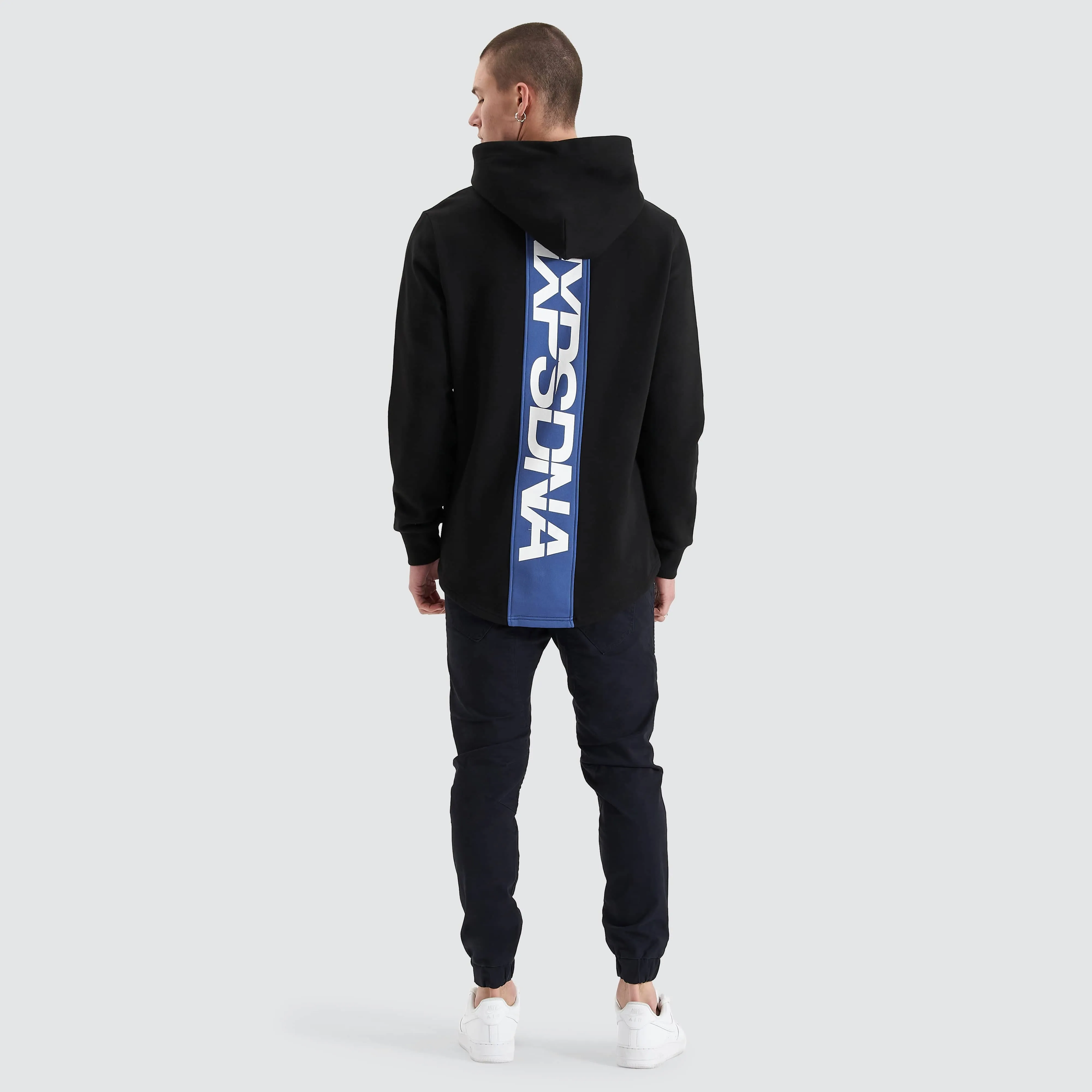 Anchorage Dual Curved Hoodie Jet Black sold by Nena and Pasadena product image thumbnail 3