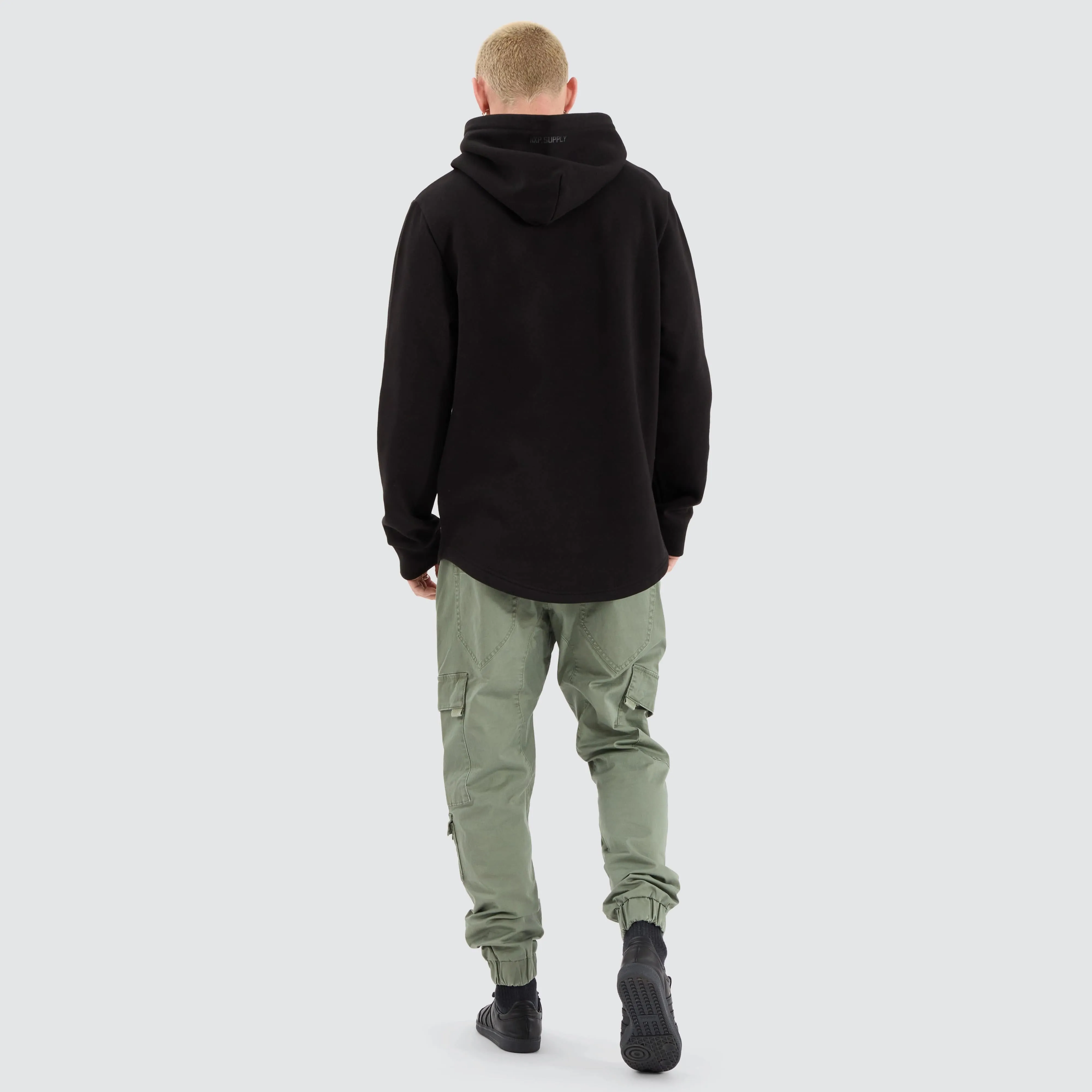 Conway Dual Curved Hoodie Jet Black sold by Nena and Pasadena product image thumbnail 5