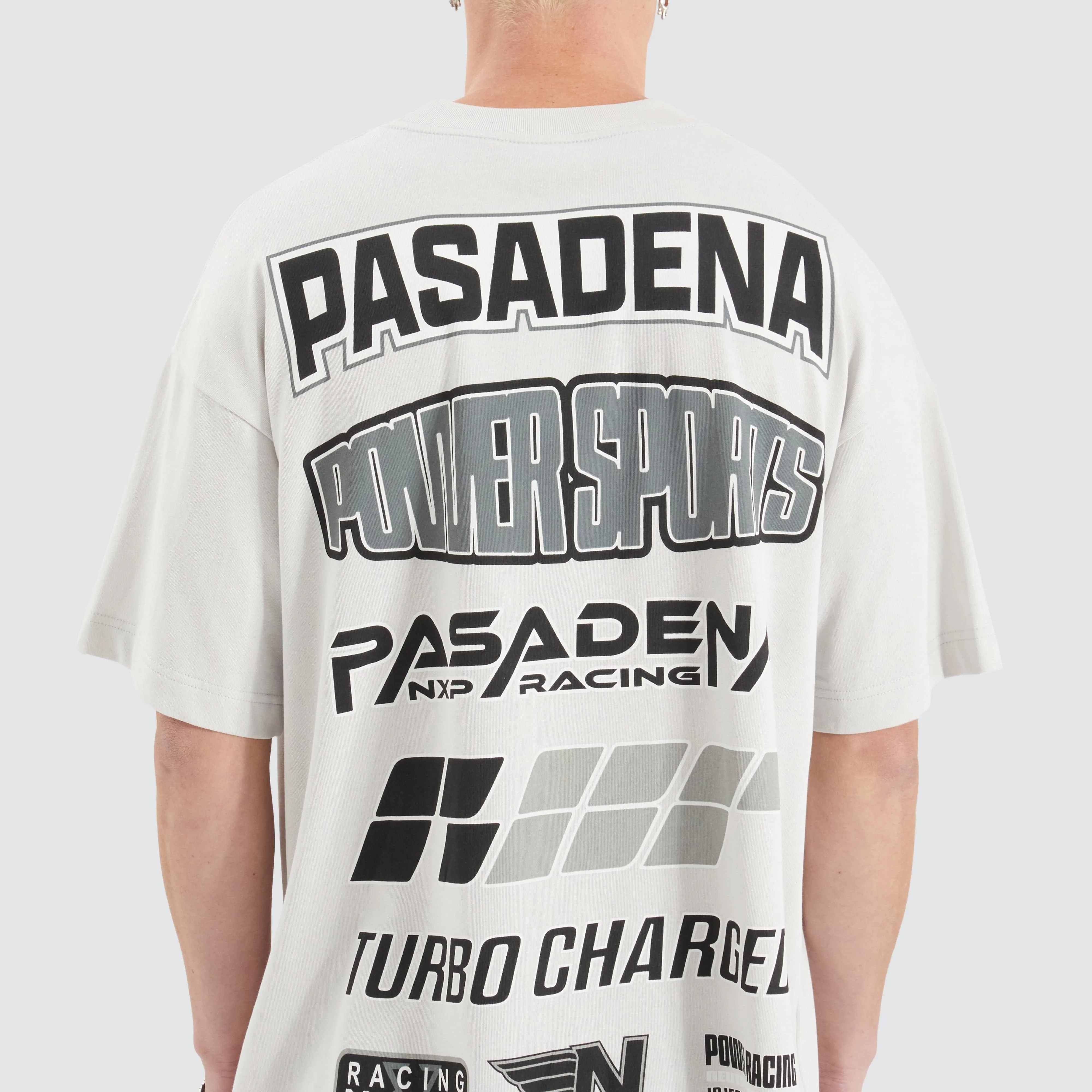 Turbo Raptor Tee Glacier Grey sold by Nena and Pasadena product image thumbnail 3