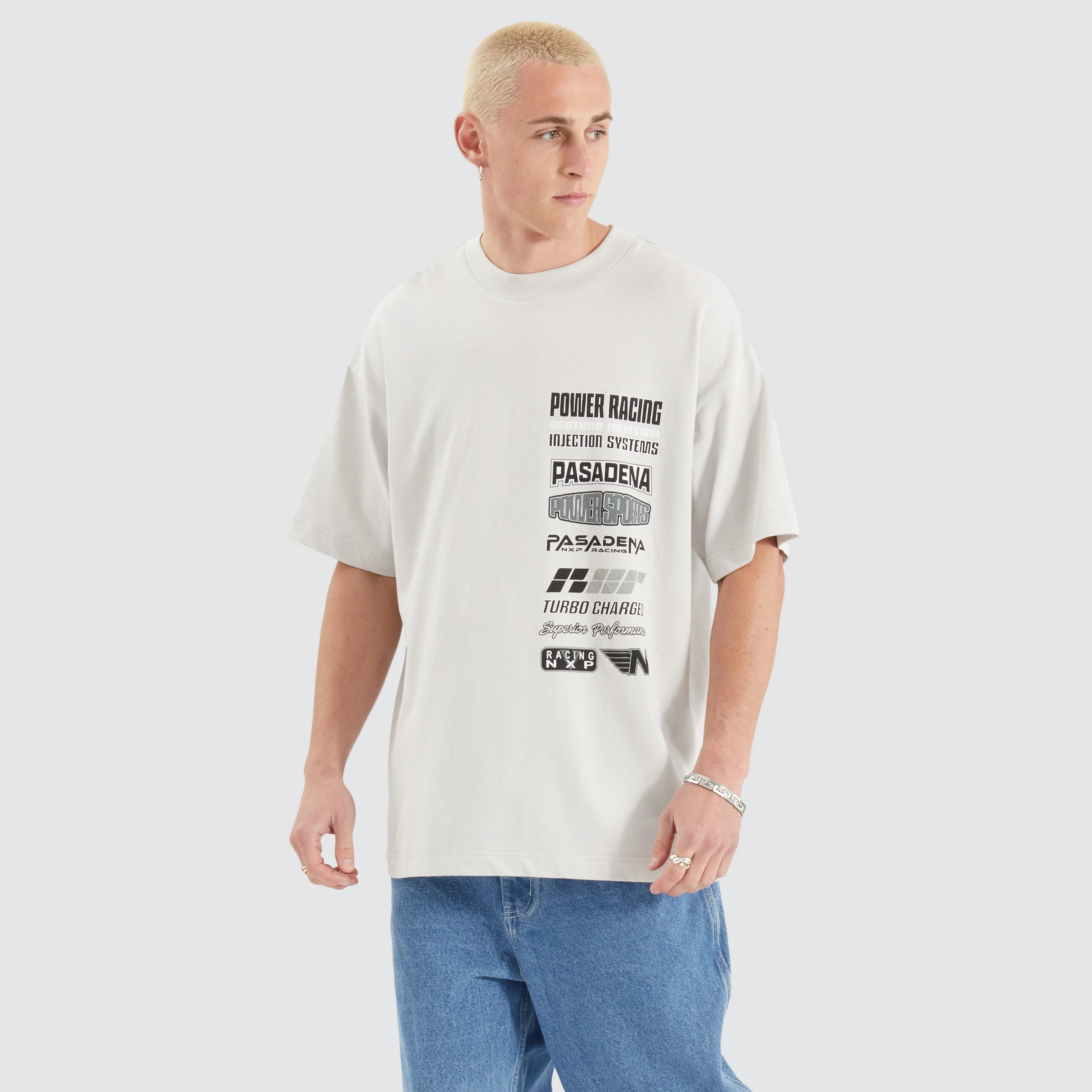 Turbo Raptor Tee Glacier Grey sold by Nena and Pasadena product image thumbnail 4