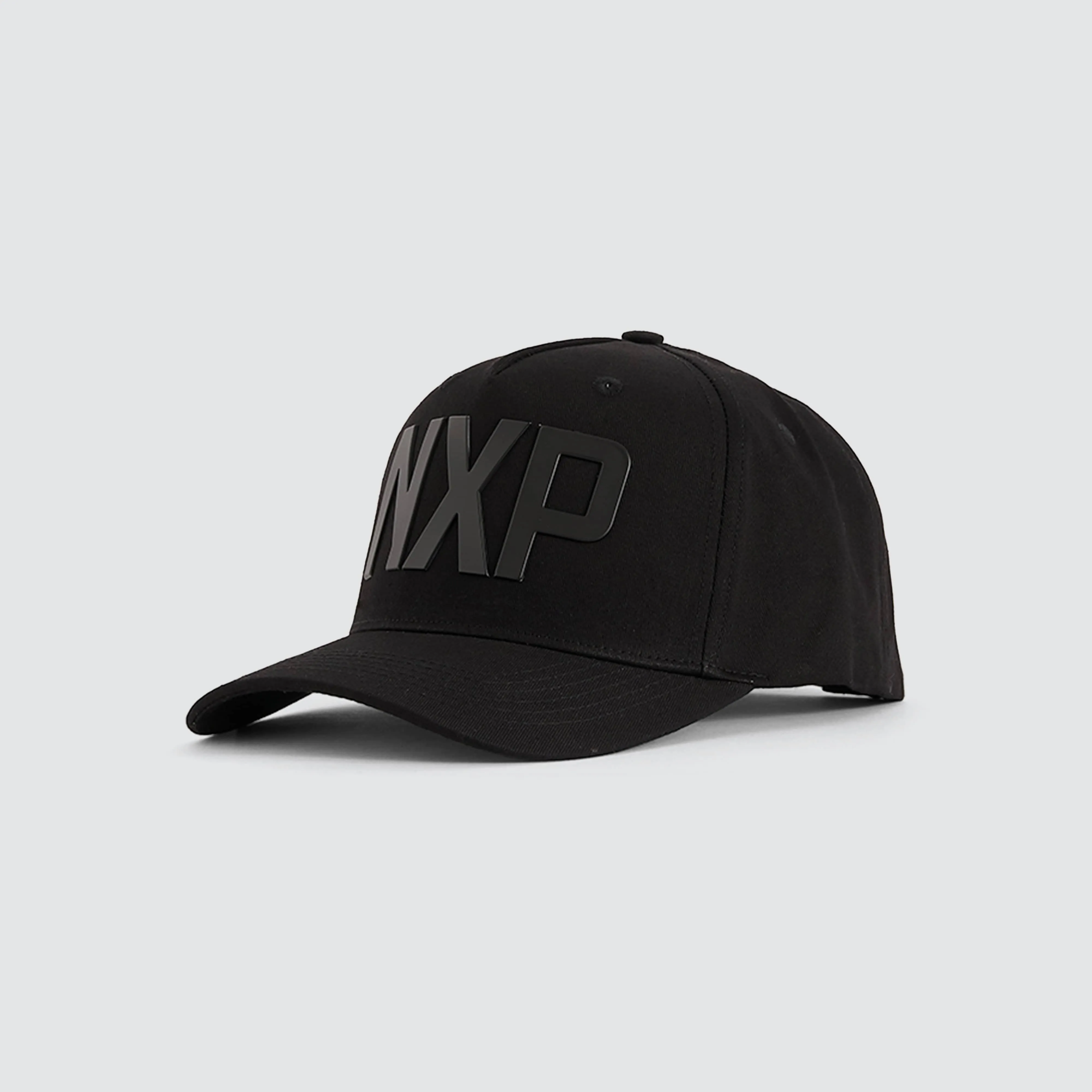Facade 5 Panel Curved Peak Cap Black sold by Nena and Pasadena product image thumbnail 3