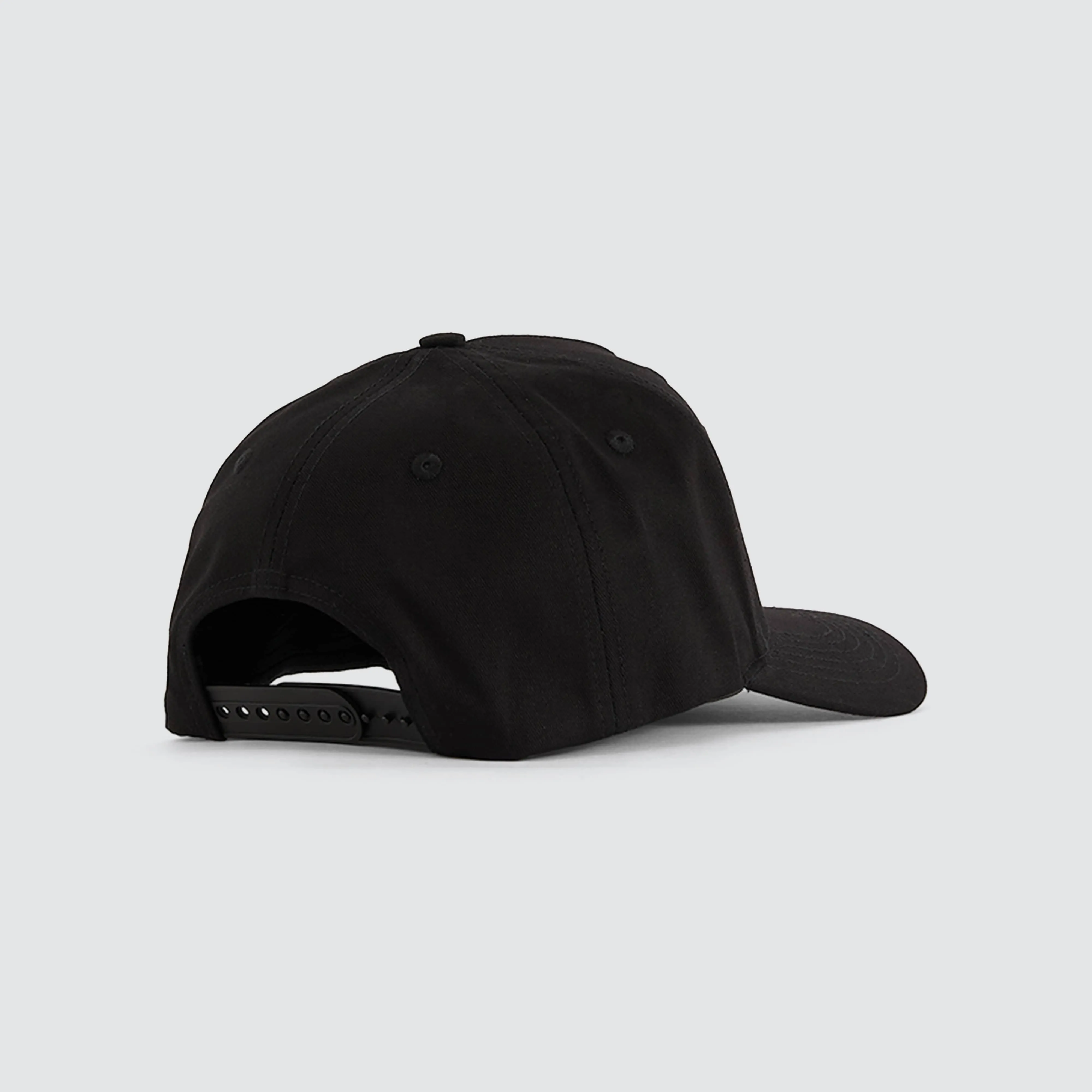 Facade 5 Panel Curved Peak Cap Black sold by Nena and Pasadena product image thumbnail 2