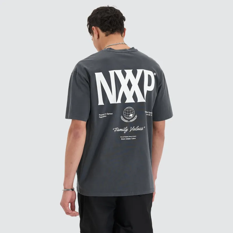 Arctic Heavy Box Fit Tee Pigment Asphalt sold by Nena and Pasadena