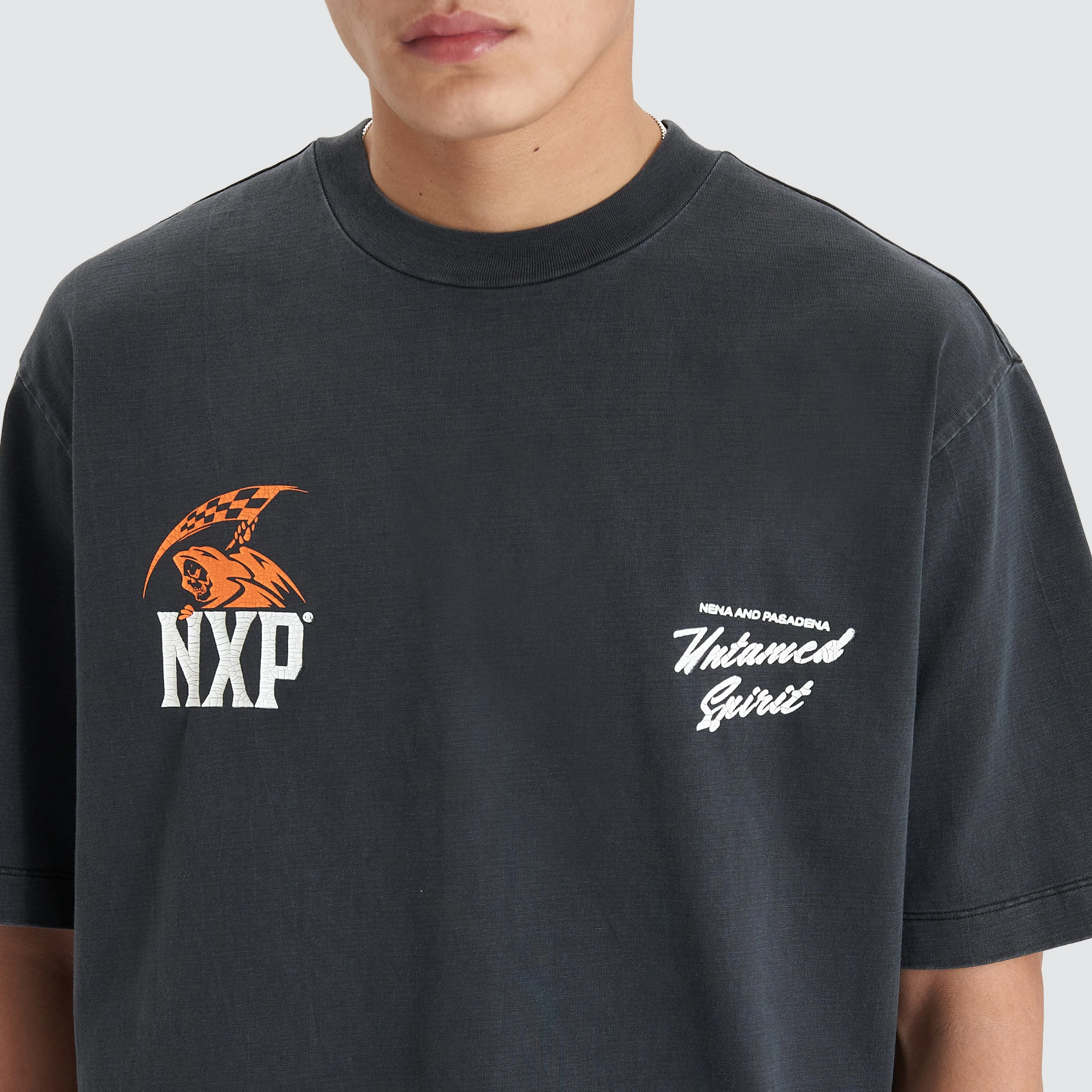 Extrapolate Heavy Oversized Tee Pigment Black sold by Nena and Pasadena product image thumbnail 4