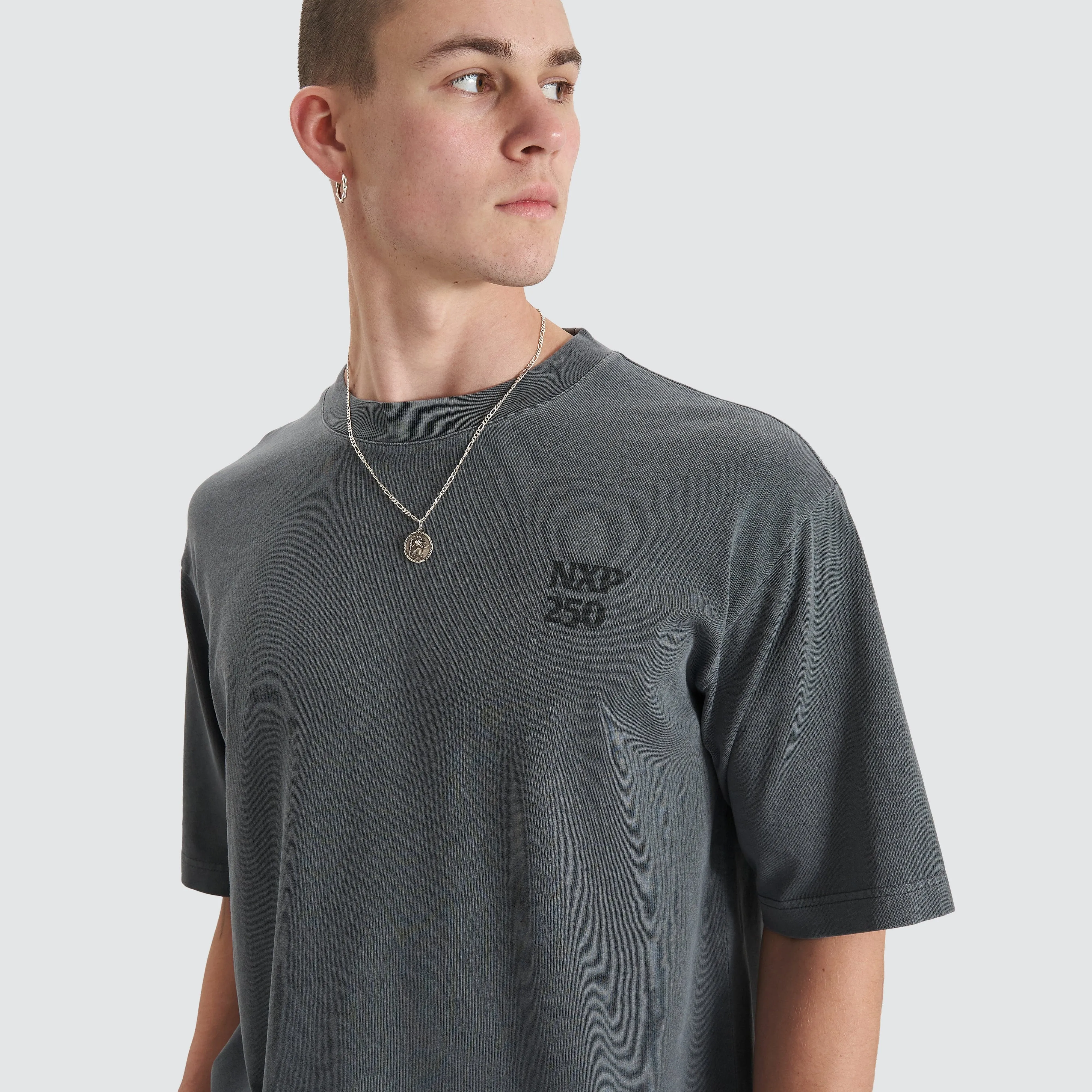 Core Line Heavy Oversized Tee Pigment Charcoal sold by Nena and Pasadena product image thumbnail 2