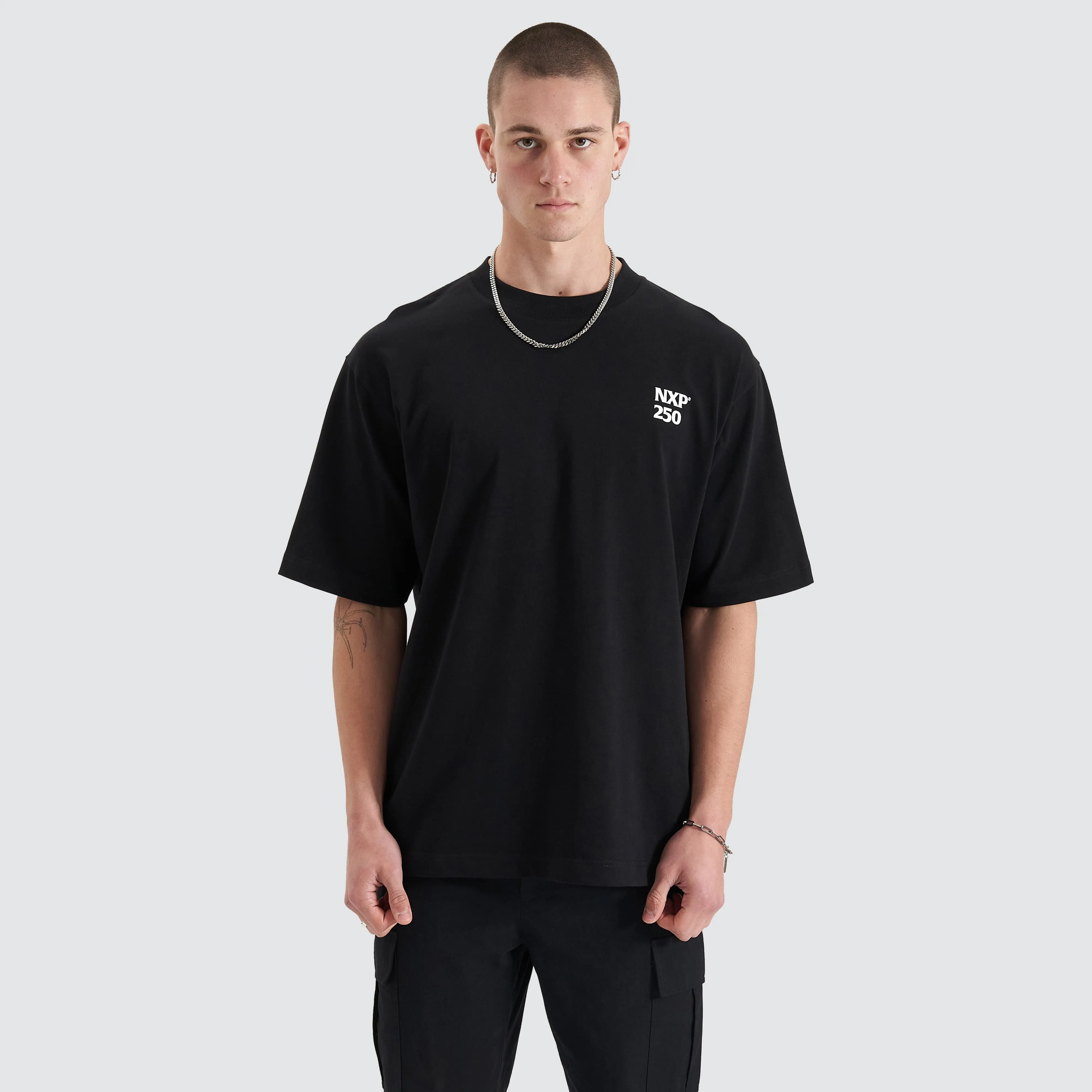 Core Line Heavy Oversized Tee Jet Black sold by Nena and Pasadena product image thumbnail 2