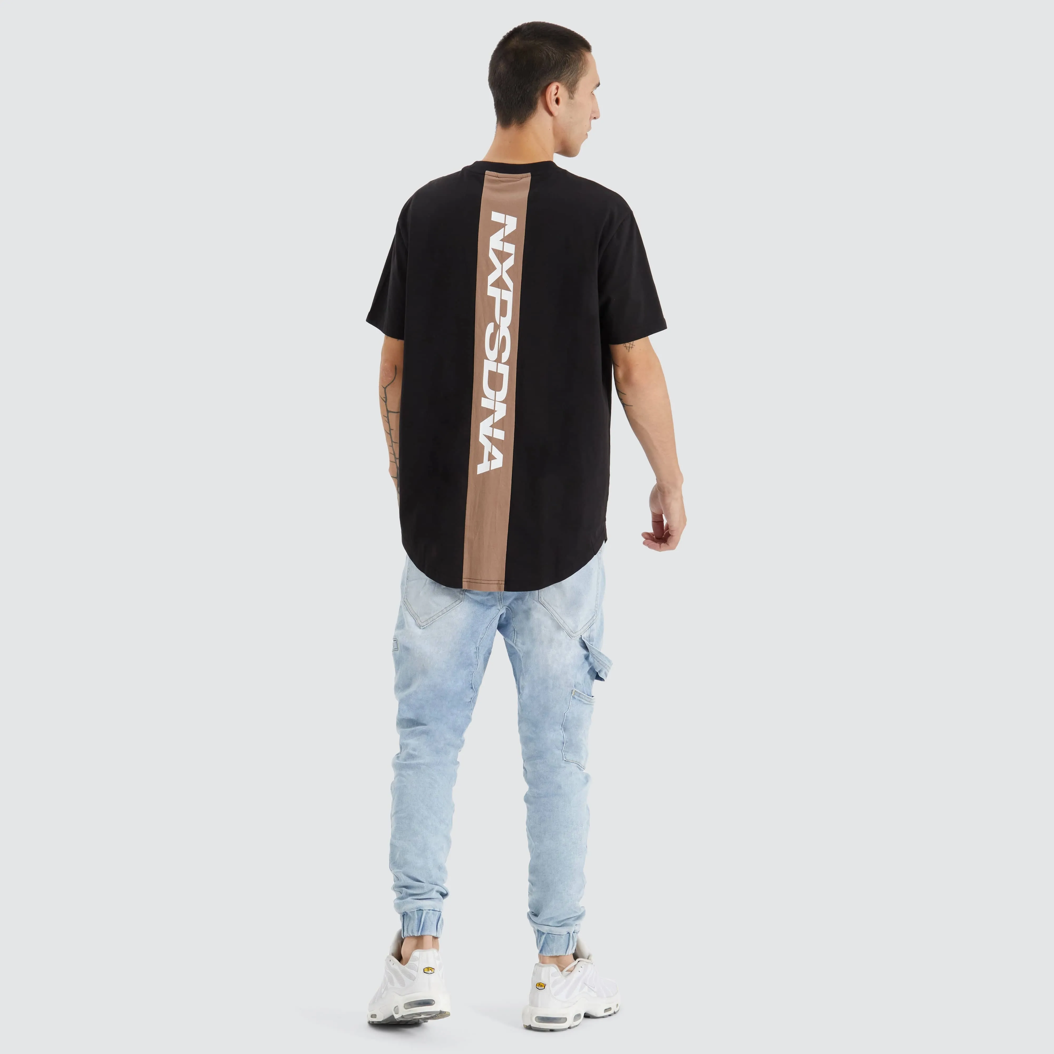 Drayton Dual Curved Tee Jet Black sold by Nena and Pasadena product image thumbnail 5