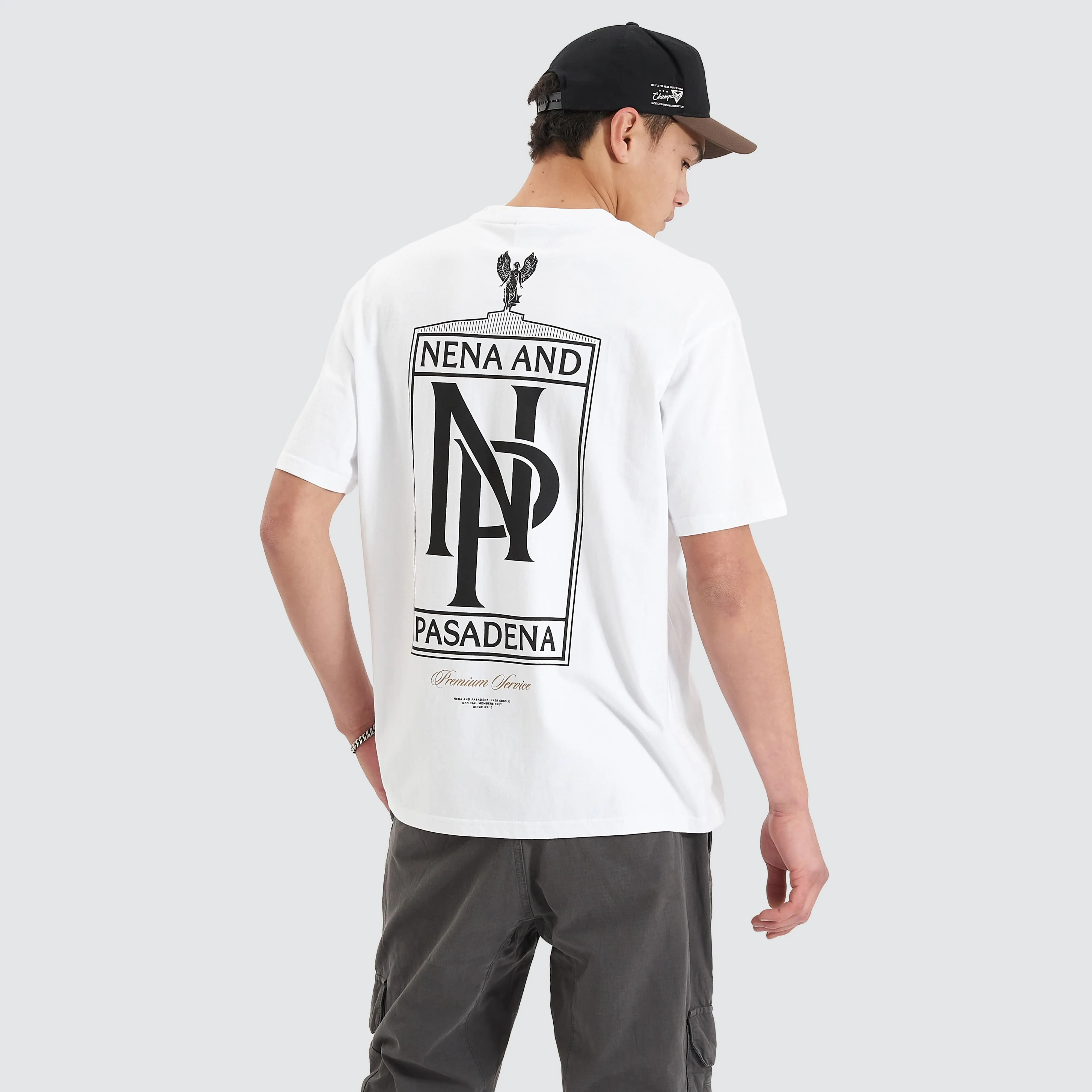 Petronas Heavy Box Fit Tee Optical White sold by Nena and Pasadena product image thumbnail 3