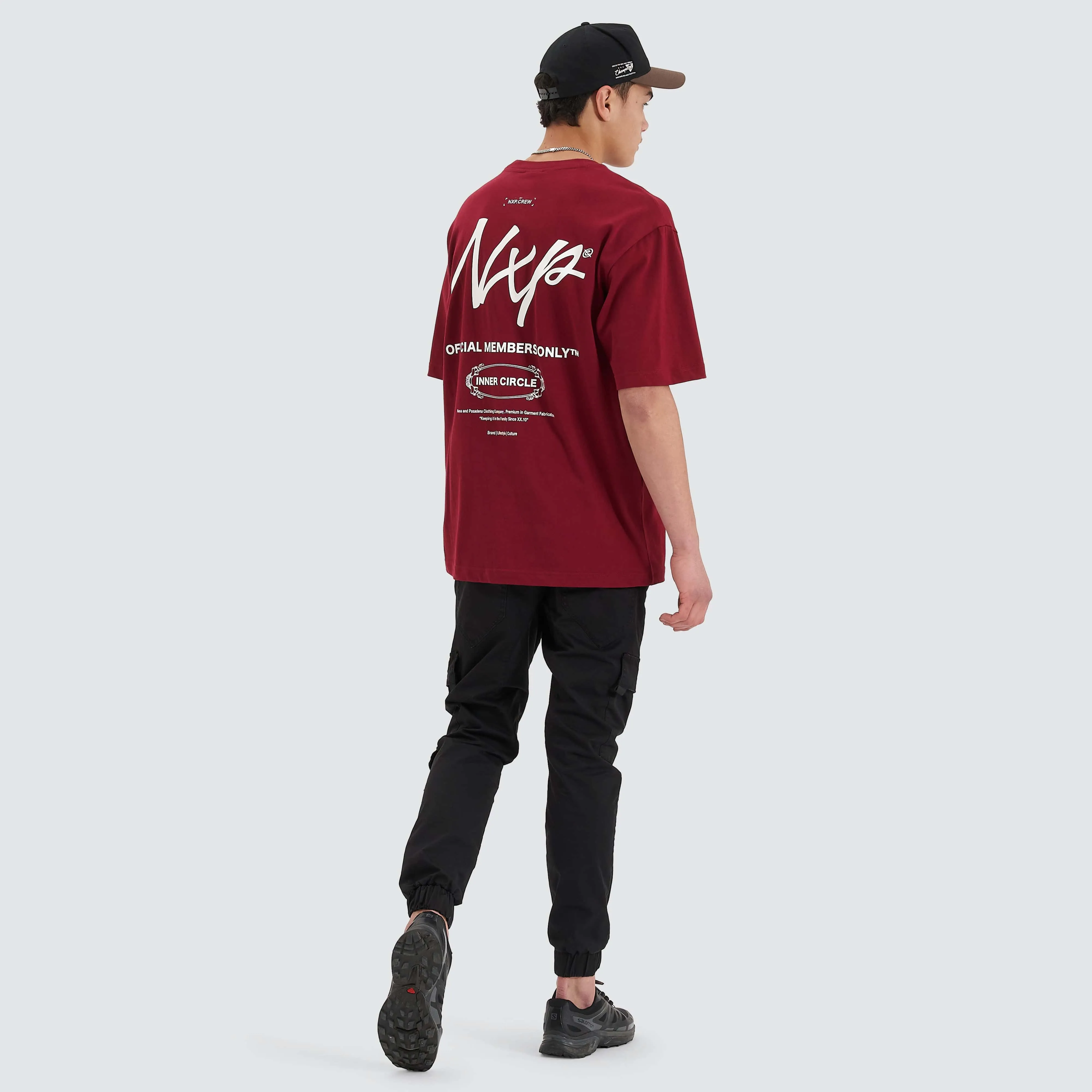 Arcade Heavy Oversized Tee Cabernet sold by Nena and Pasadena product image thumbnail 3