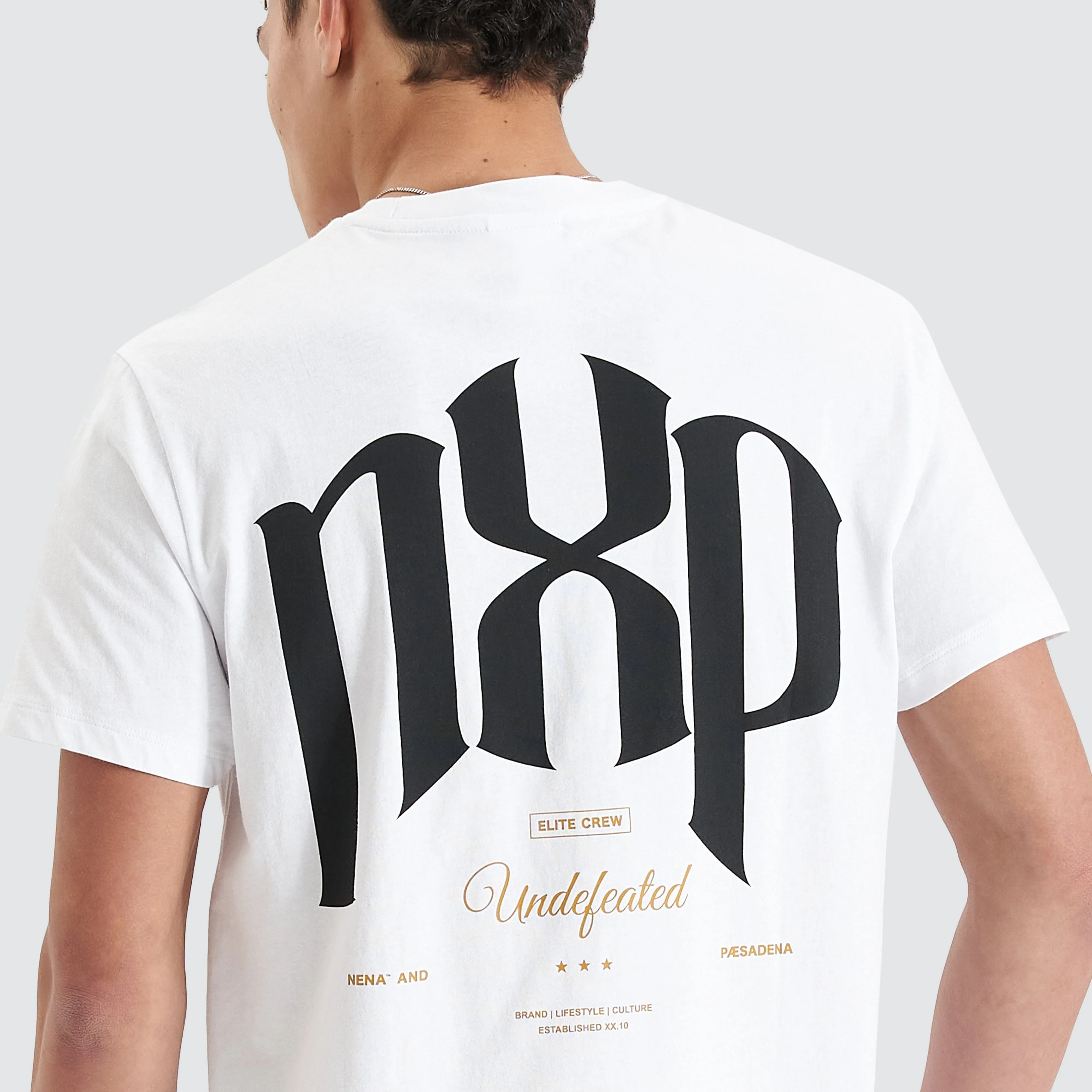 Pods Dual Curved Tee Optical White sold by Nena and Pasadena product image thumbnail 5