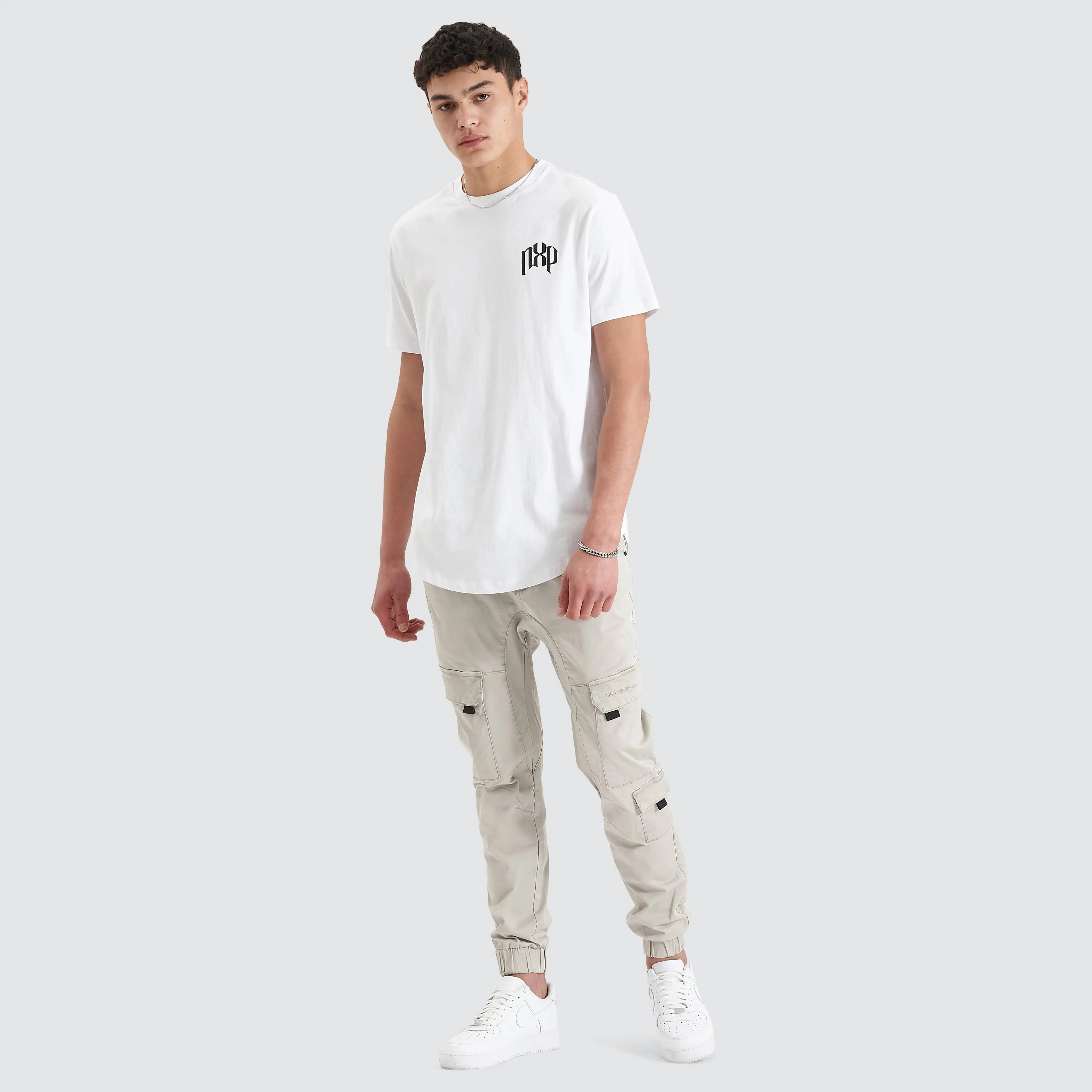 Pods Dual Curved Tee Optical White sold by Nena and Pasadena product image thumbnail 3