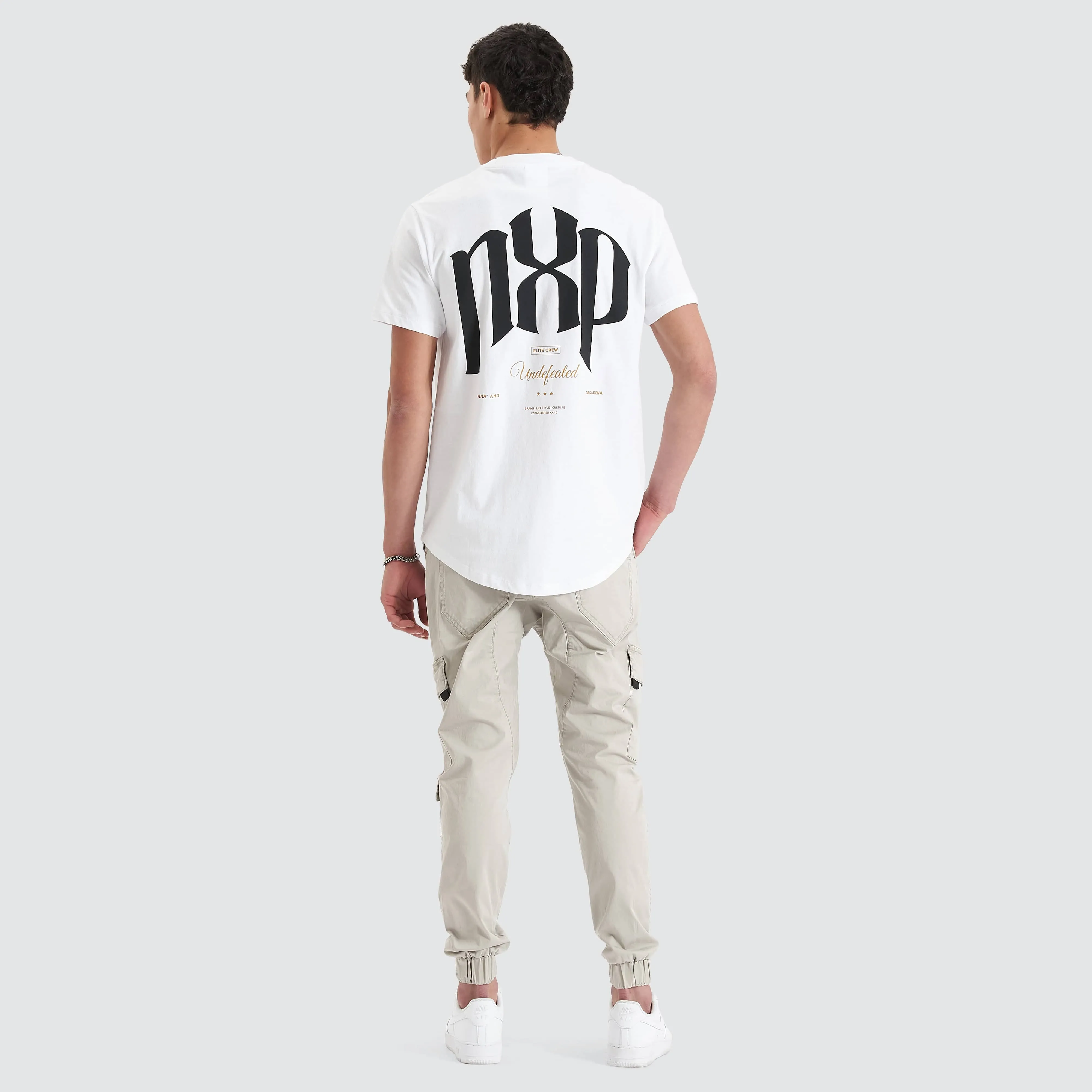 Pods Dual Curved Tee Optical White sold by Nena and Pasadena product image thumbnail 4