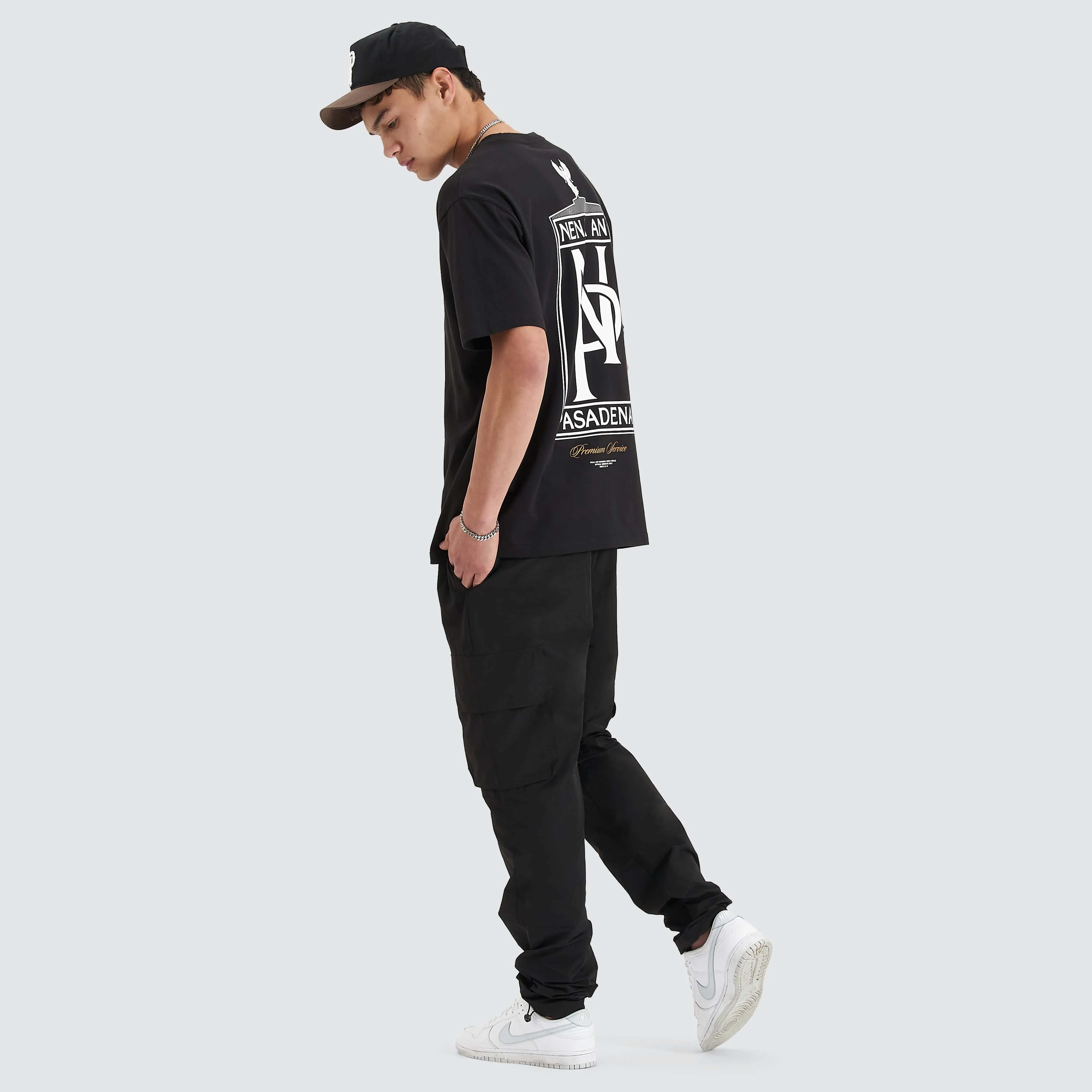 Petronas Heavy Box Fit Tee Jet Black sold by Nena and Pasadena product image thumbnail 4