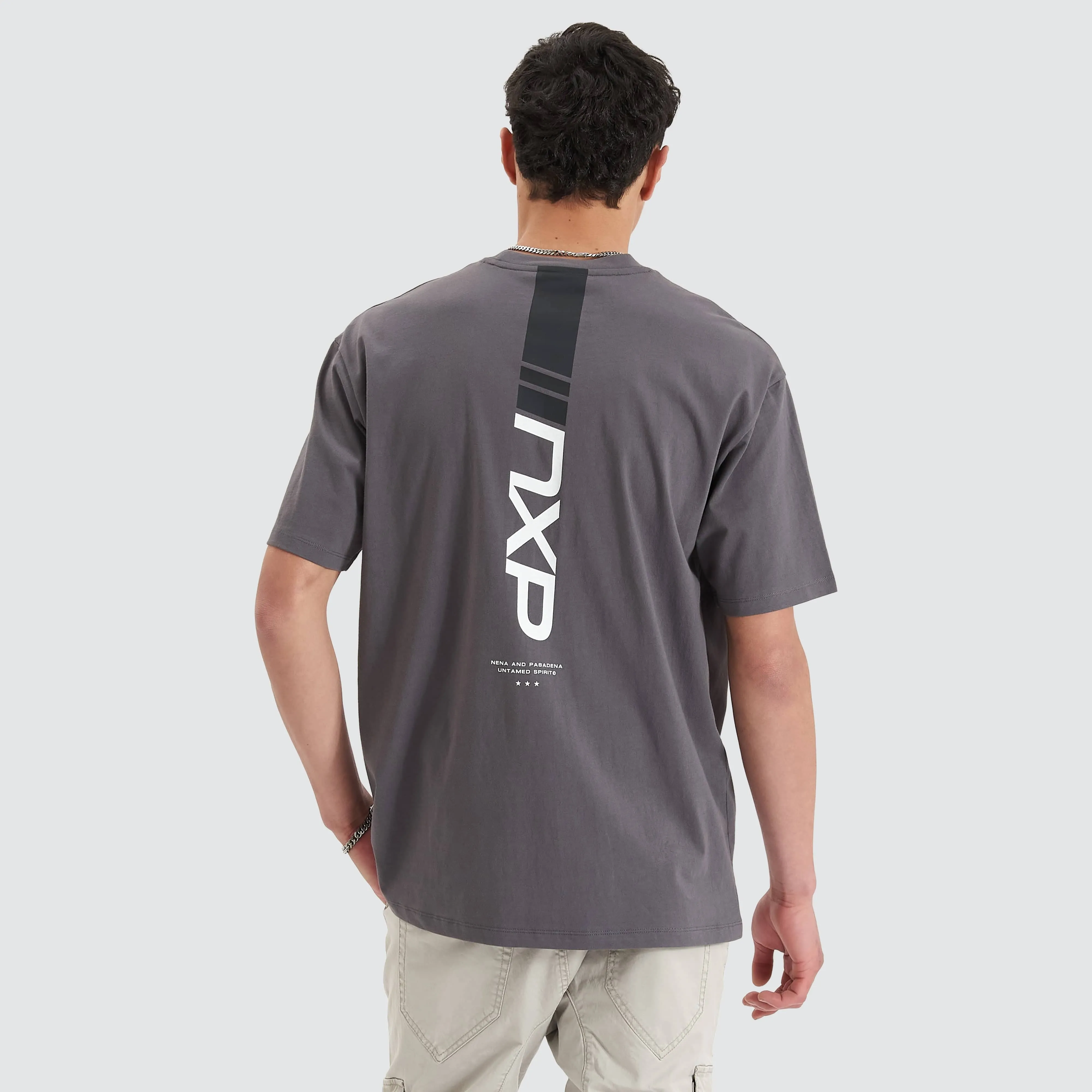 Dynamic Heavy Box Fit Tee Asphalt sold by Nena and Pasadena product image thumbnail 2