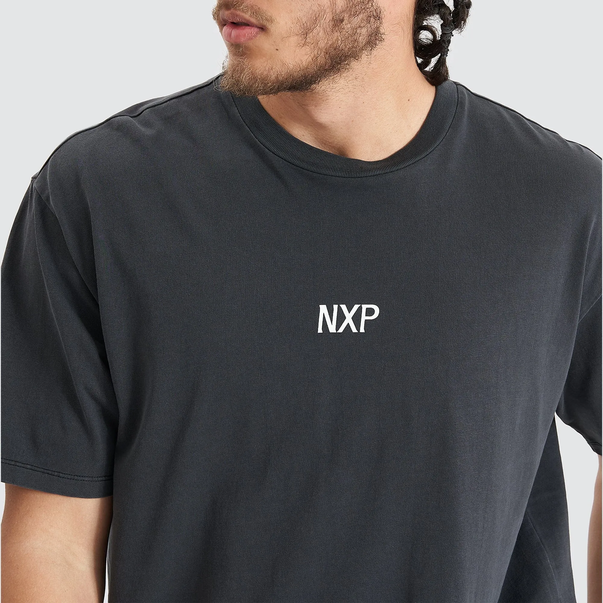 Torque Heavy Box Fit Tee Pigment Black sold by Nena and Pasadena product image thumbnail 3