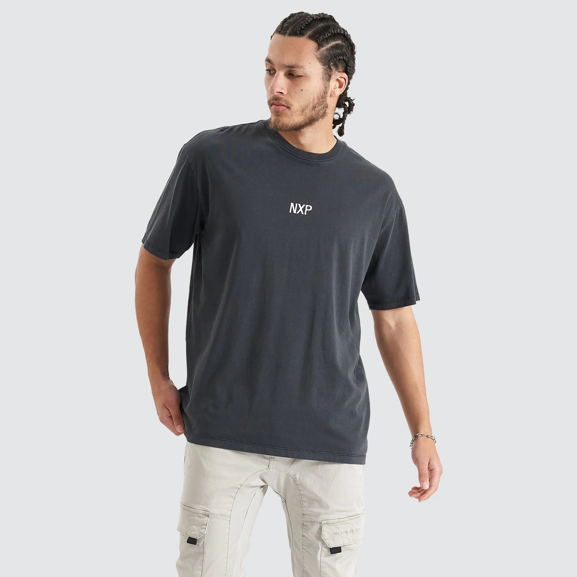 Torque Heavy Box Fit Tee Pigment Black sold by Nena and Pasadena product image thumbnail 2