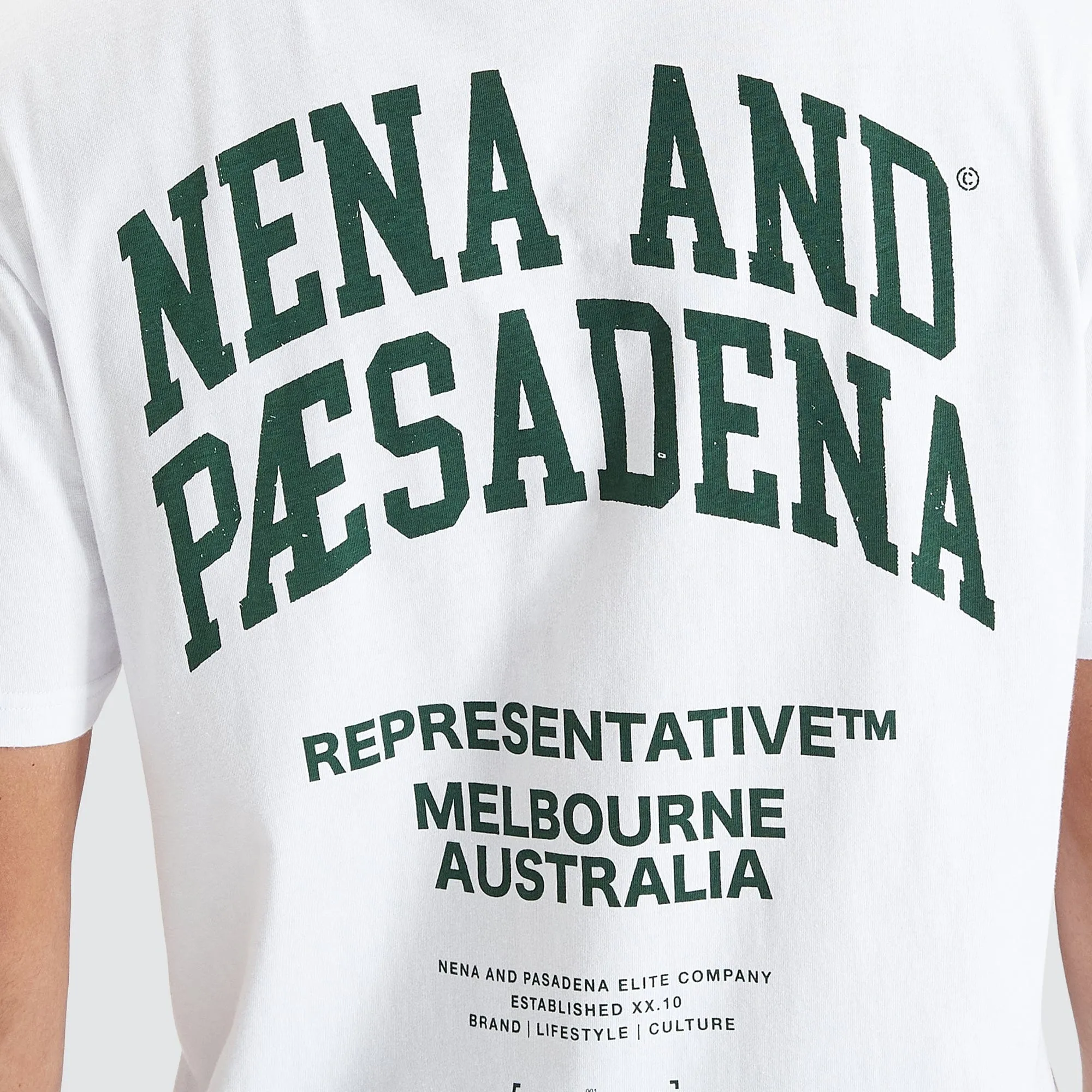 Overview Relaxed Tee Optical White sold by Nena and Pasadena product image thumbnail 4
