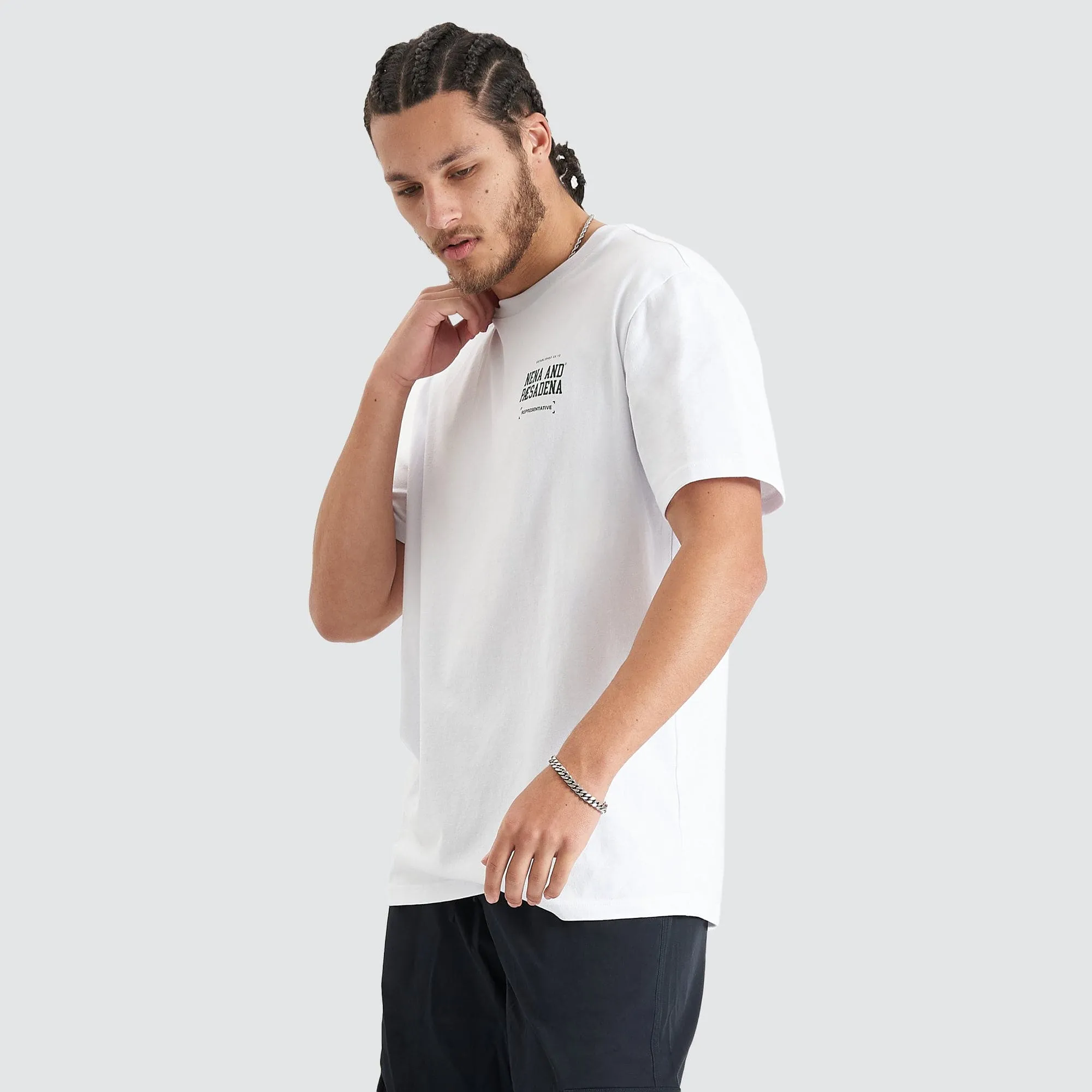 Overview Relaxed Tee Optical White sold by Nena and Pasadena product image thumbnail 2