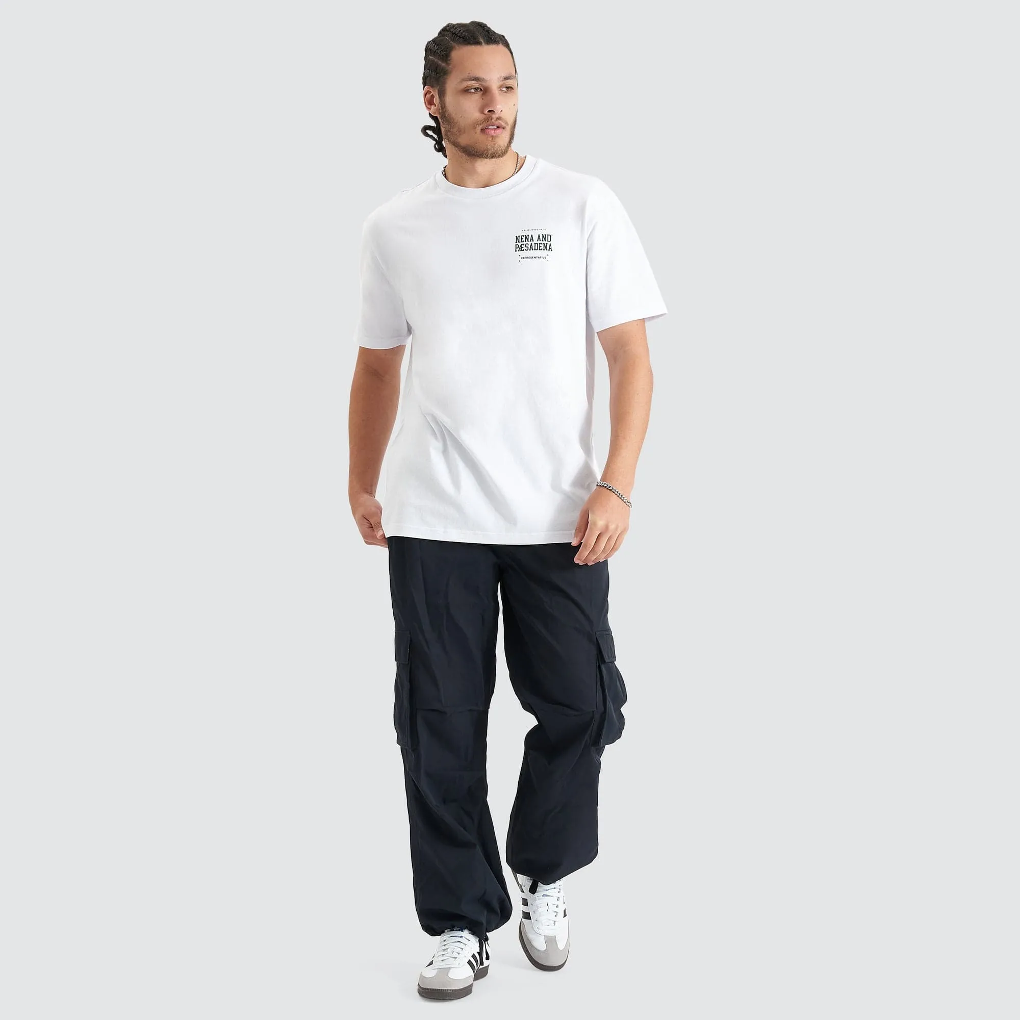 Overview Relaxed Tee Optical White sold by Nena and Pasadena product image thumbnail 5