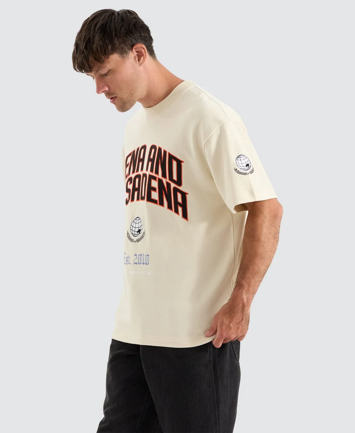 Members Heavy Loopback Street Tee Tofu sold by Nena and Pasadena product image thumbnail 4