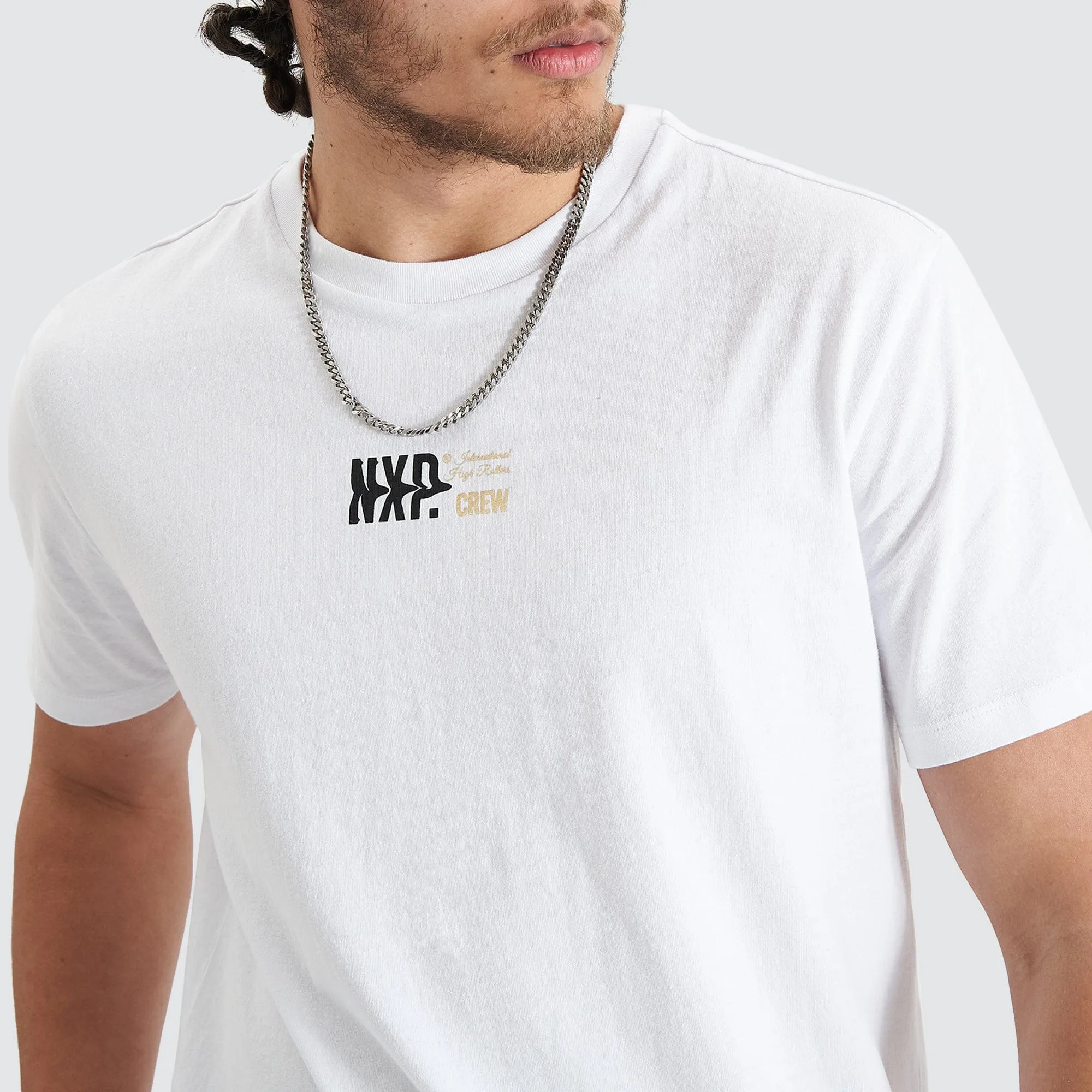 Endplate Dual Curved Tee Optical White sold by Nena and Pasadena product image thumbnail 2