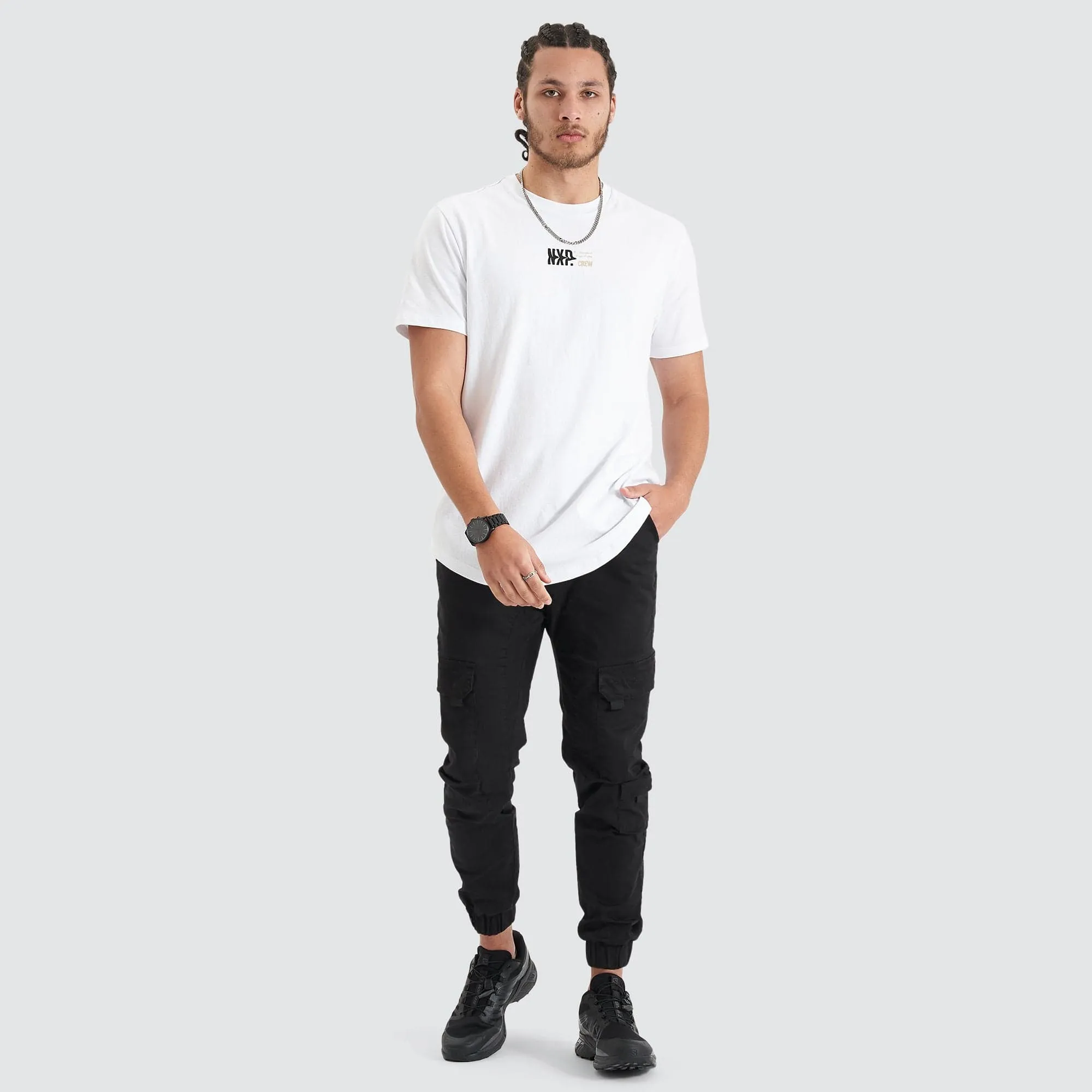 Endplate Dual Curved Tee Optical White sold by Nena and Pasadena product image thumbnail 4