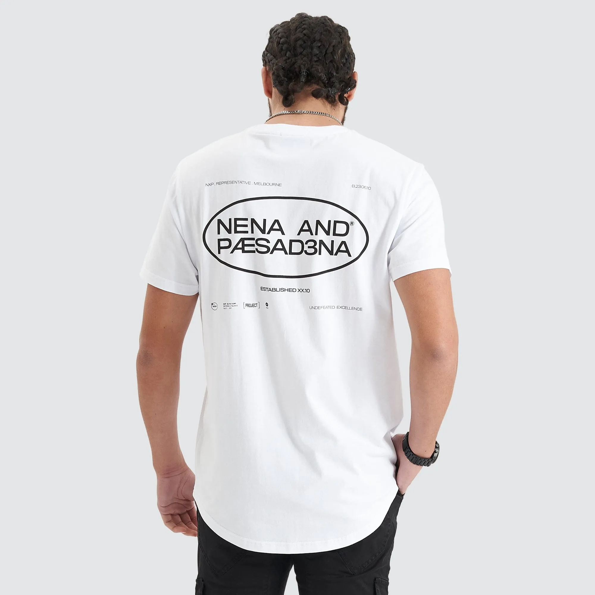 Project Dual Curved Tee Optical White sold by Nena and Pasadena product image thumbnail 2