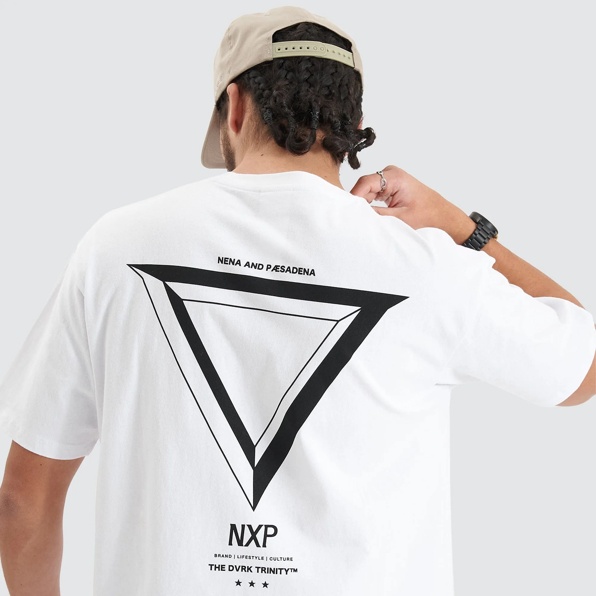 Orbit Heavy Box Fit Tee Optical White sold by Nena and Pasadena product image thumbnail 4