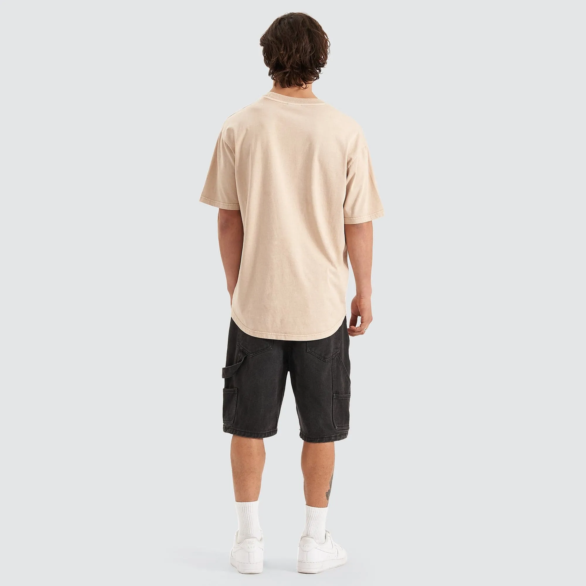 Reminder Heavy Box Fit Scoop Tee Pigment Oxford Tan sold by Nena and Pasadena product image thumbnail 4