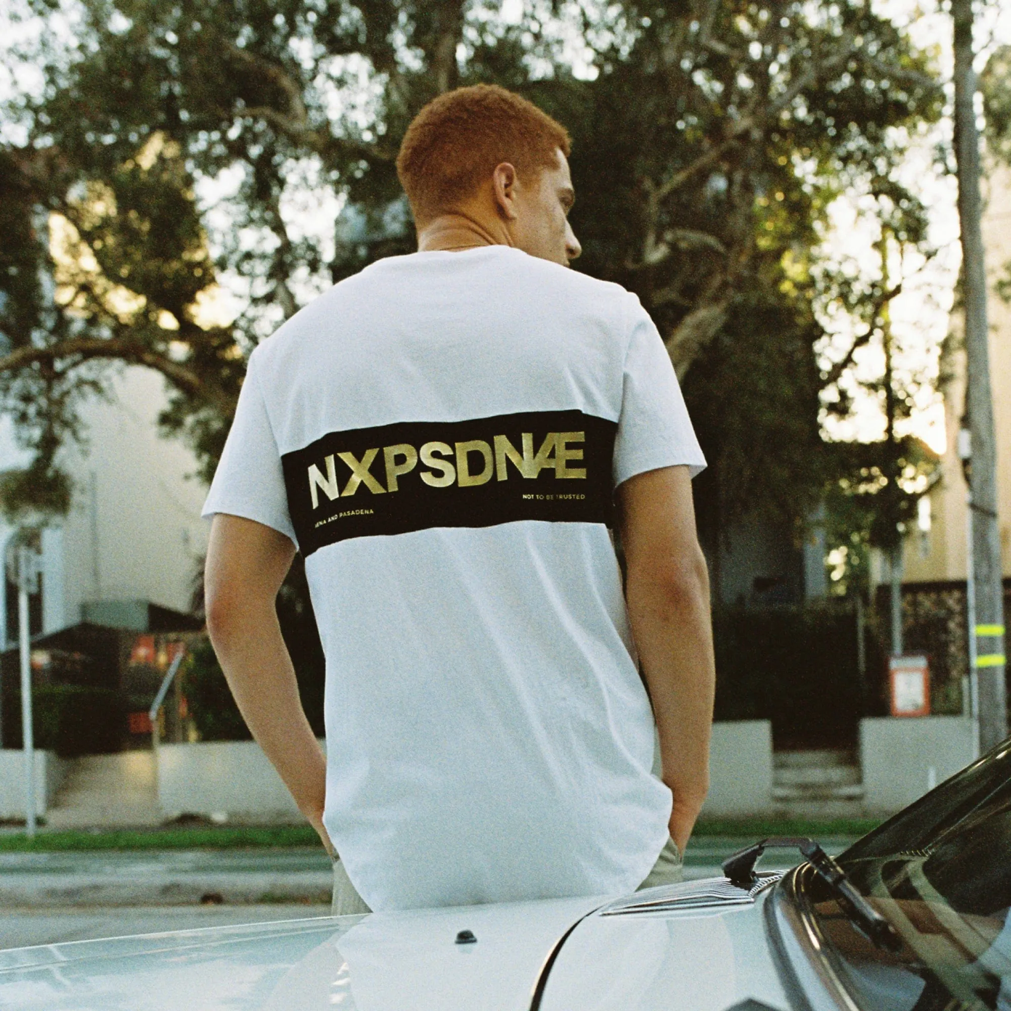 Mercenary Cape Back Tee White sold by Nena and Pasadena product image thumbnail 2