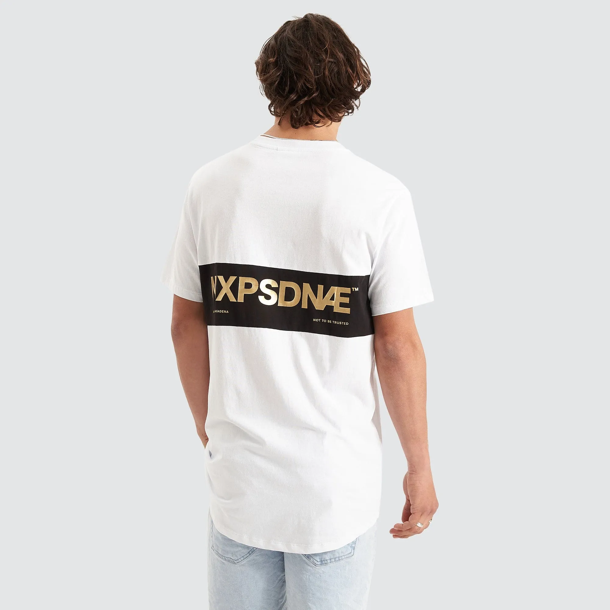 Mercenary Cape Back Tee White sold by Nena and Pasadena