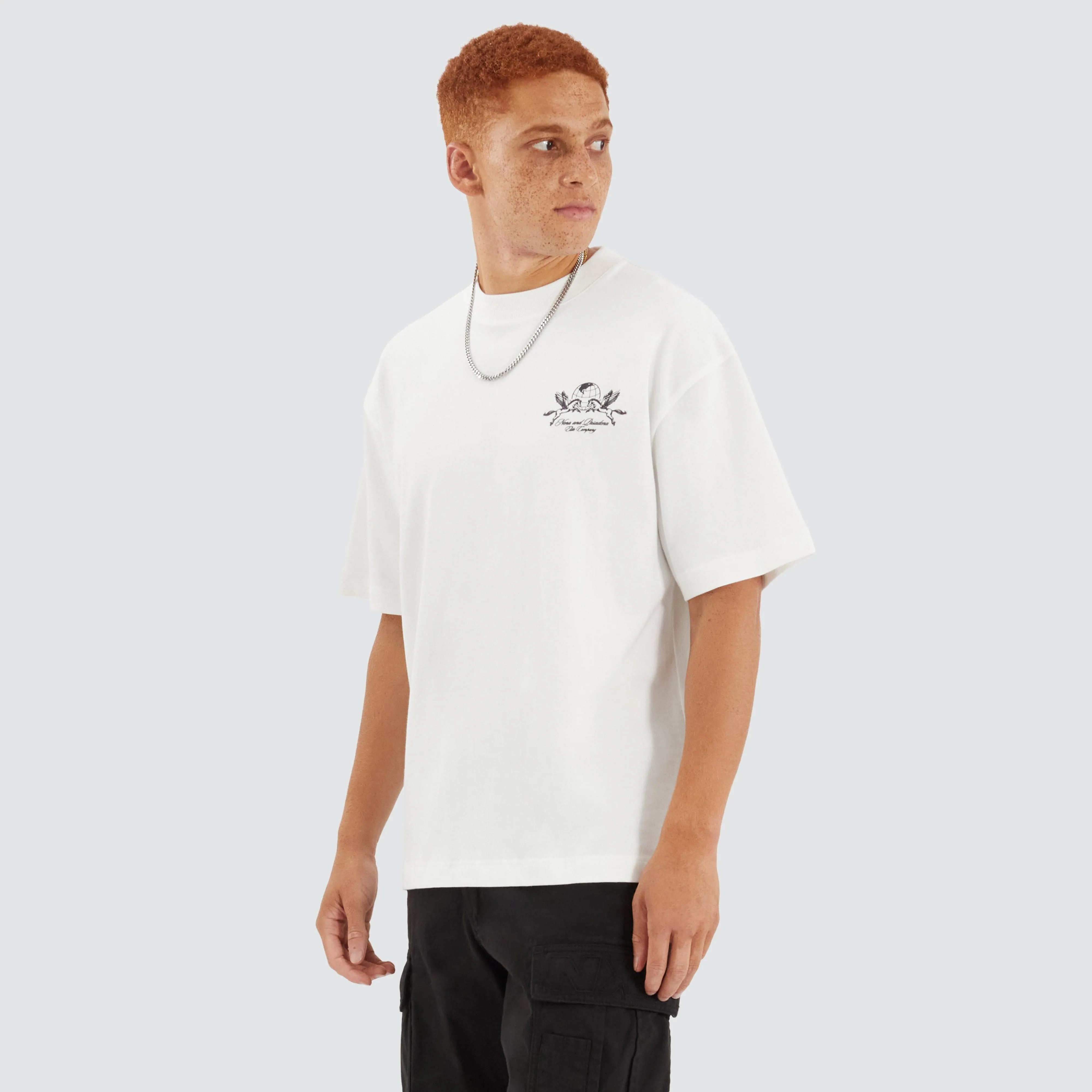 Company Heavy Street T-Shirt Natural White sold by Nena and Pasadena product image thumbnail 4