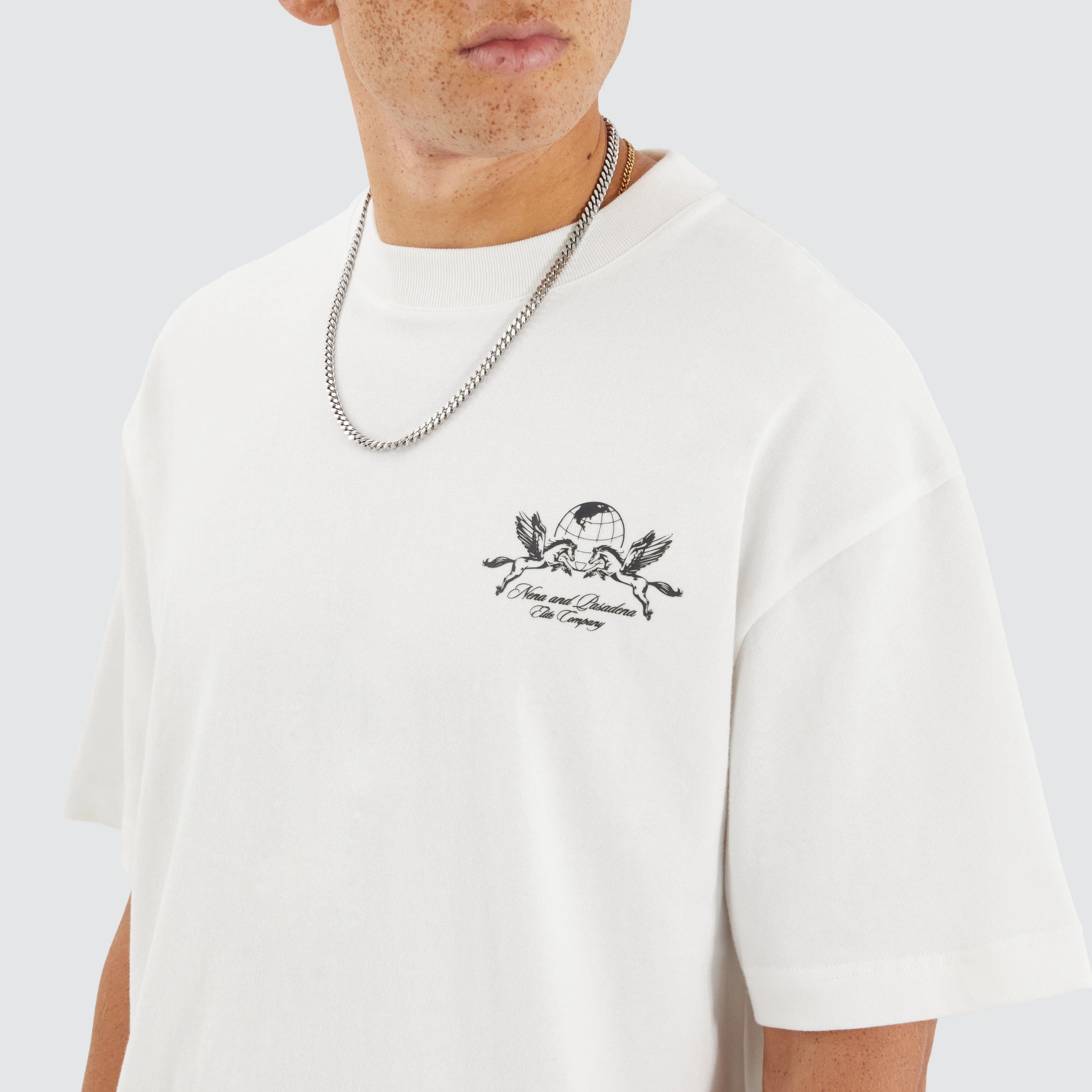 Company Heavy Street T-Shirt Natural White sold by Nena and Pasadena product image thumbnail 3