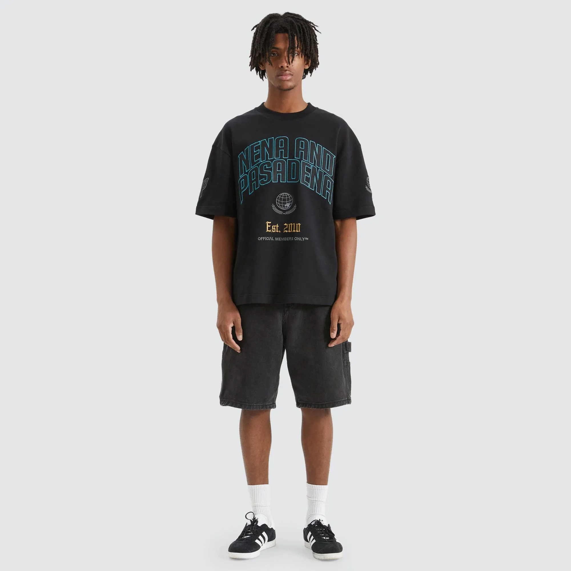 Members Loopback Street Tee Anthracite Black sold by Nena and Pasadena product image thumbnail 4